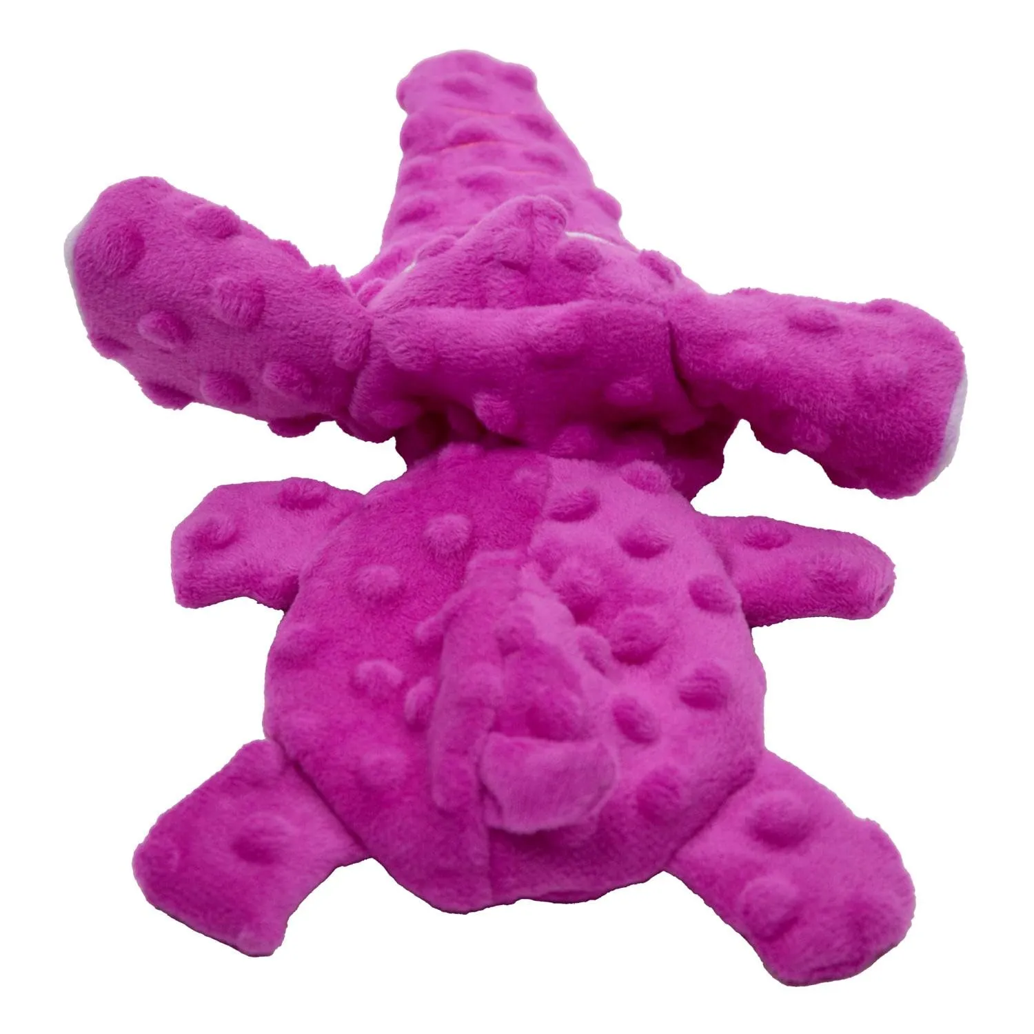 JACK AND VANILLA Giocattolo interattivo in peluche per cani a forma di elefante Bubble Plush, 28 cm, rosa - immagine 3