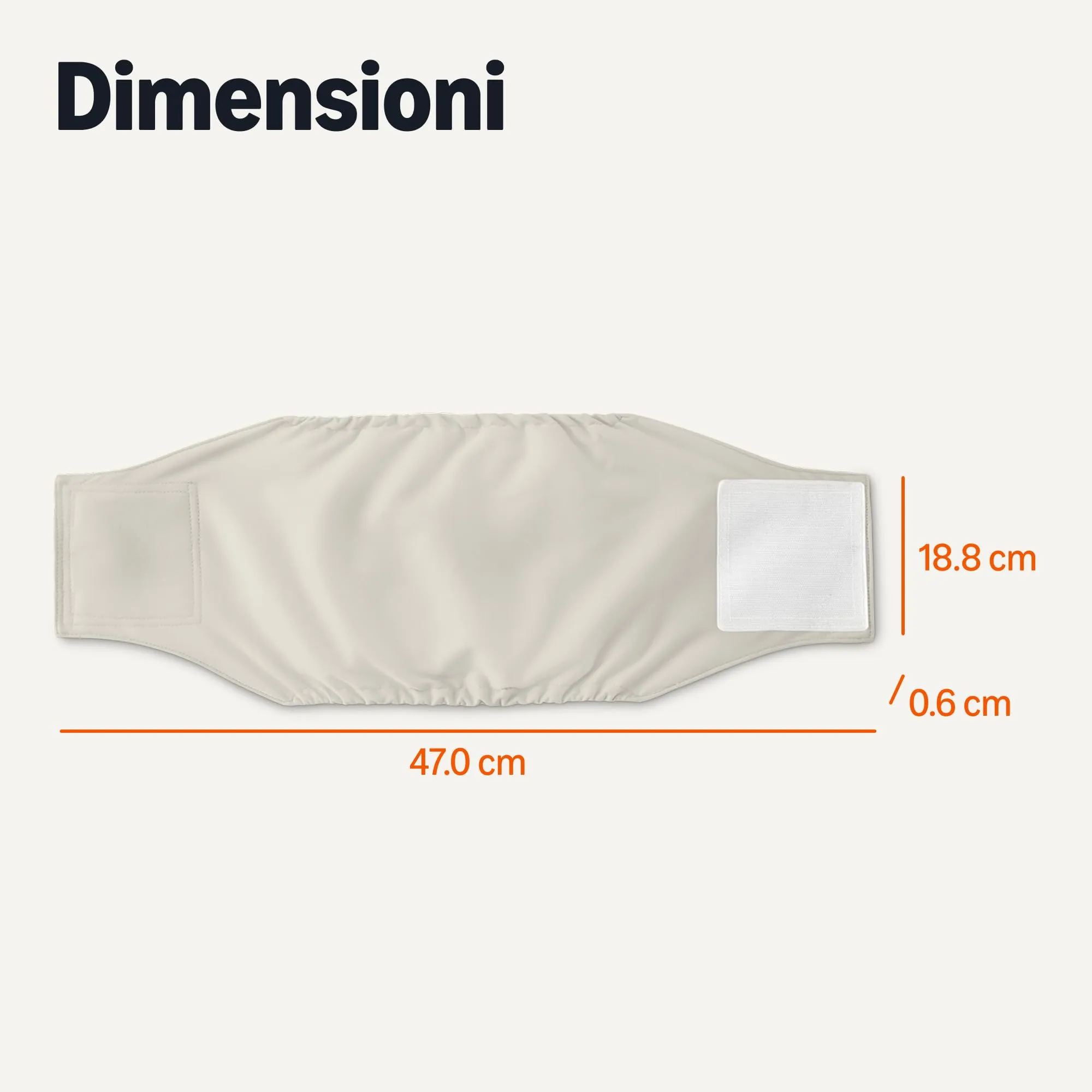 Amazon Basics Pannolini Lavabili per Cani Maschi, Taglia M, Confezione da 3 - immagine 4
