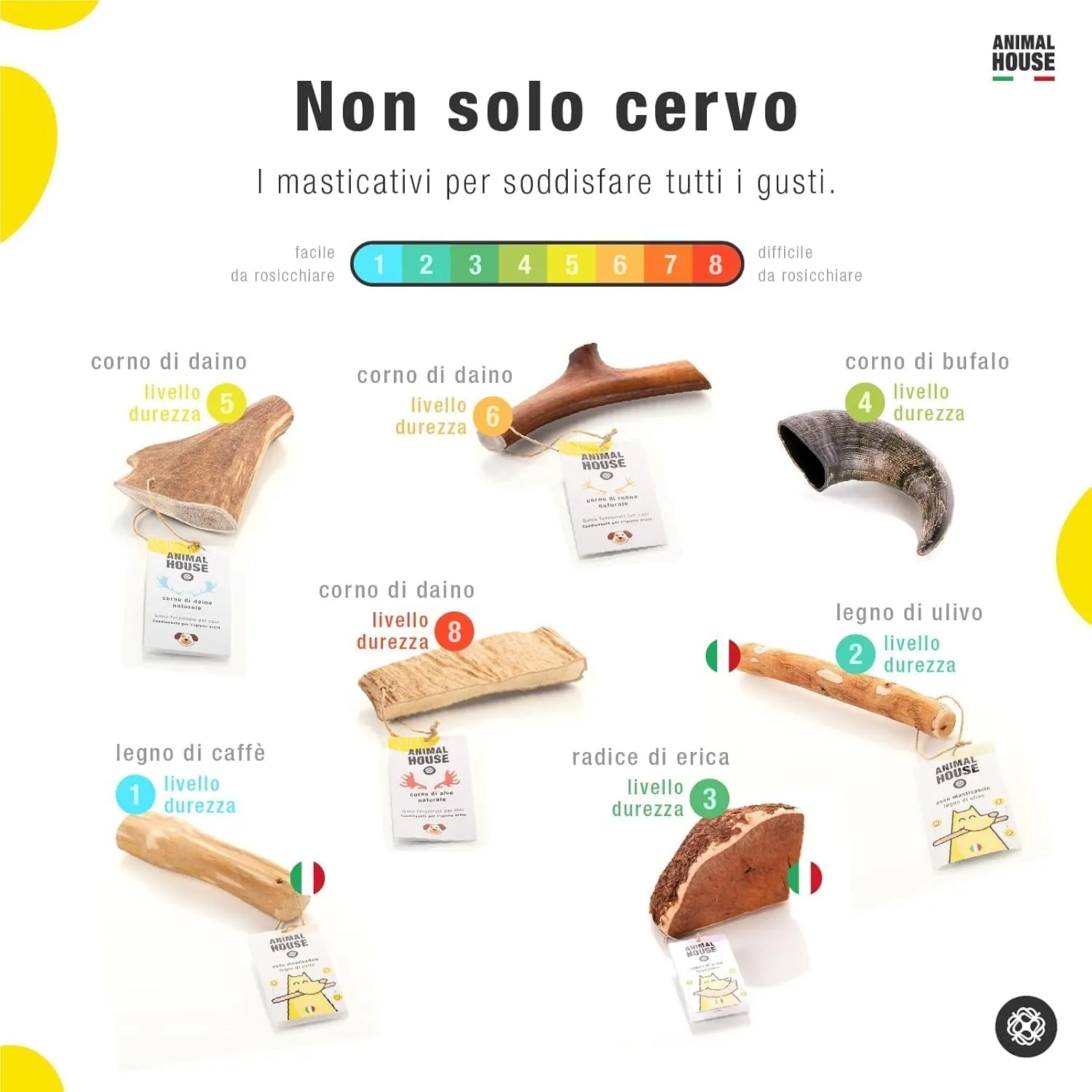 Animal House Corna di Cervo per Cani, XL, 2 Pezzi - immagine 7