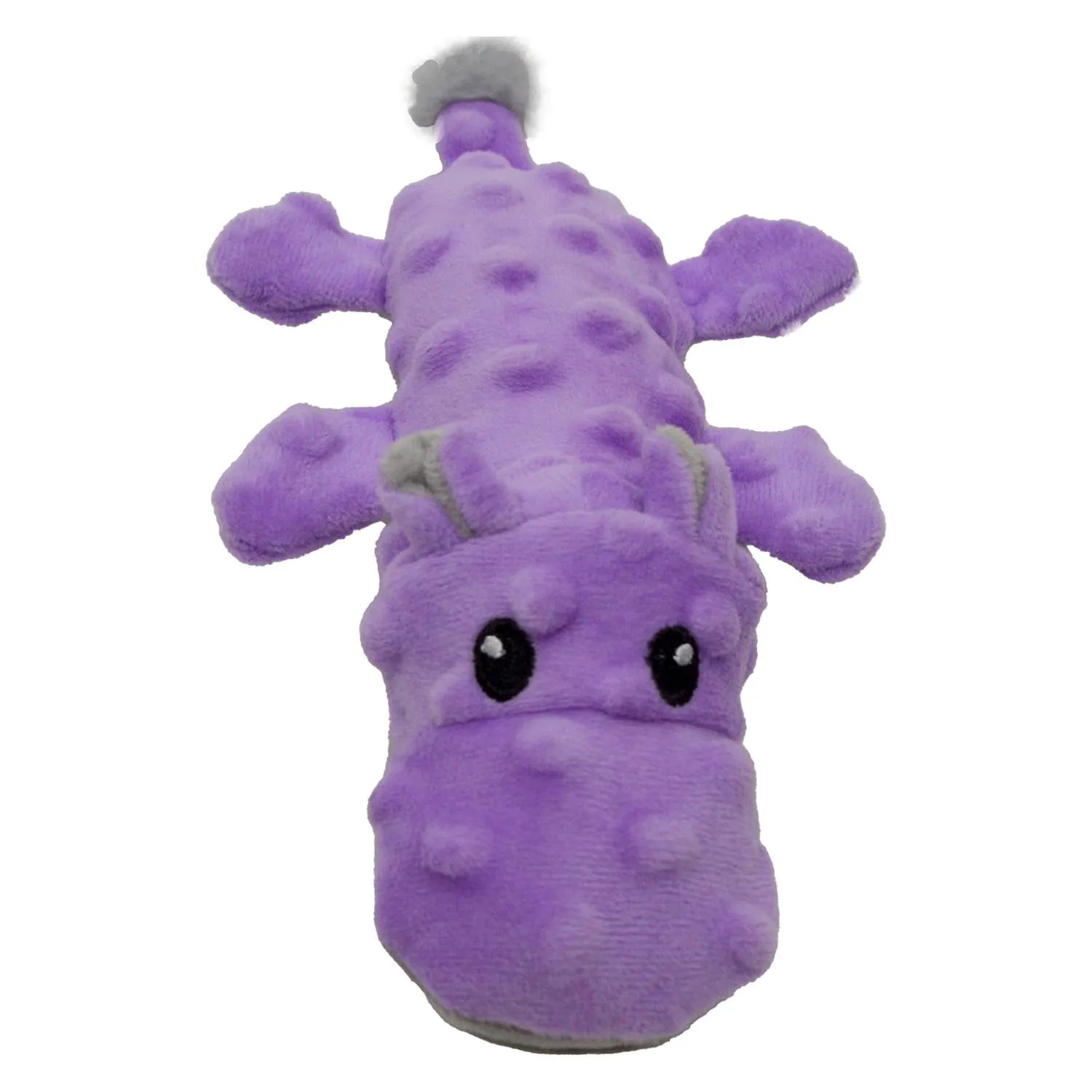JACK AND VANILLA Hippo Giocattolo per cani in peluche, modello Bubble, 20,5 cm, rosa - immagine 2