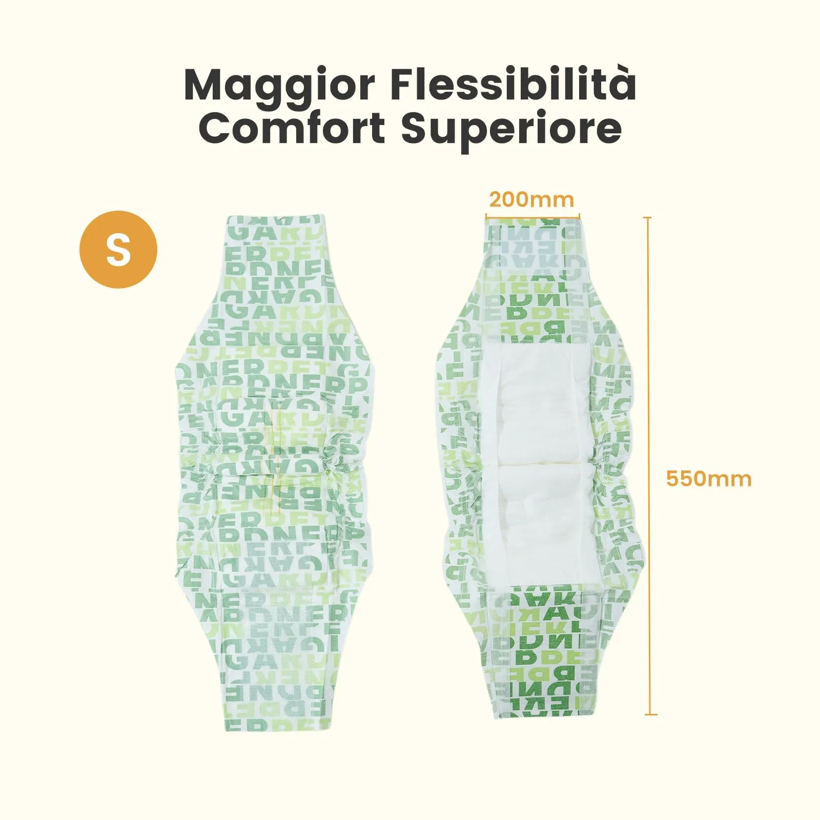 Gardner Pet Pannolini per Cani Maschi, Taglia S, 50 Pezzi - immagine 3