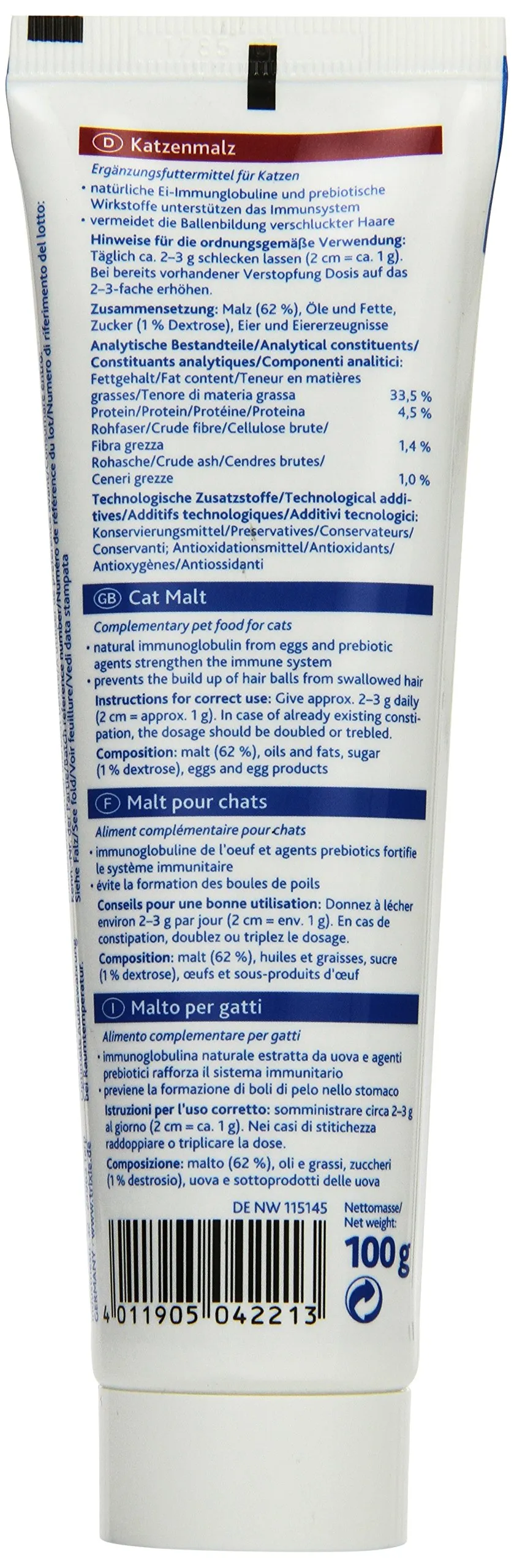 Trixie Cat Malto con immunoglobulina, 100 g - immagine 2