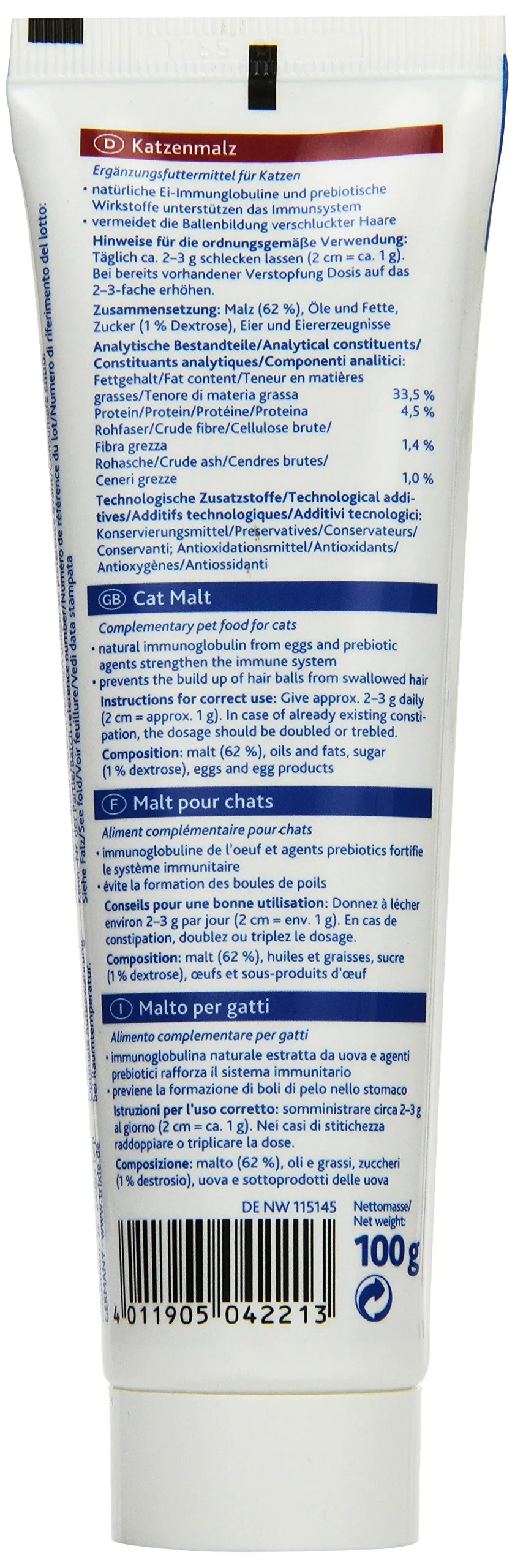 Trixie Cat Malto con immunoglobulina, 100 g - immagine 3