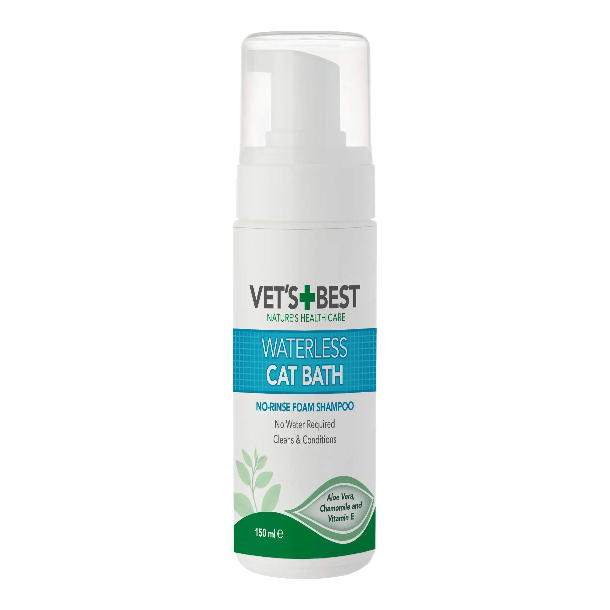Vet's Best Shampoo Secco per Gatti Senza Risciacquo 150ml - immagine 1