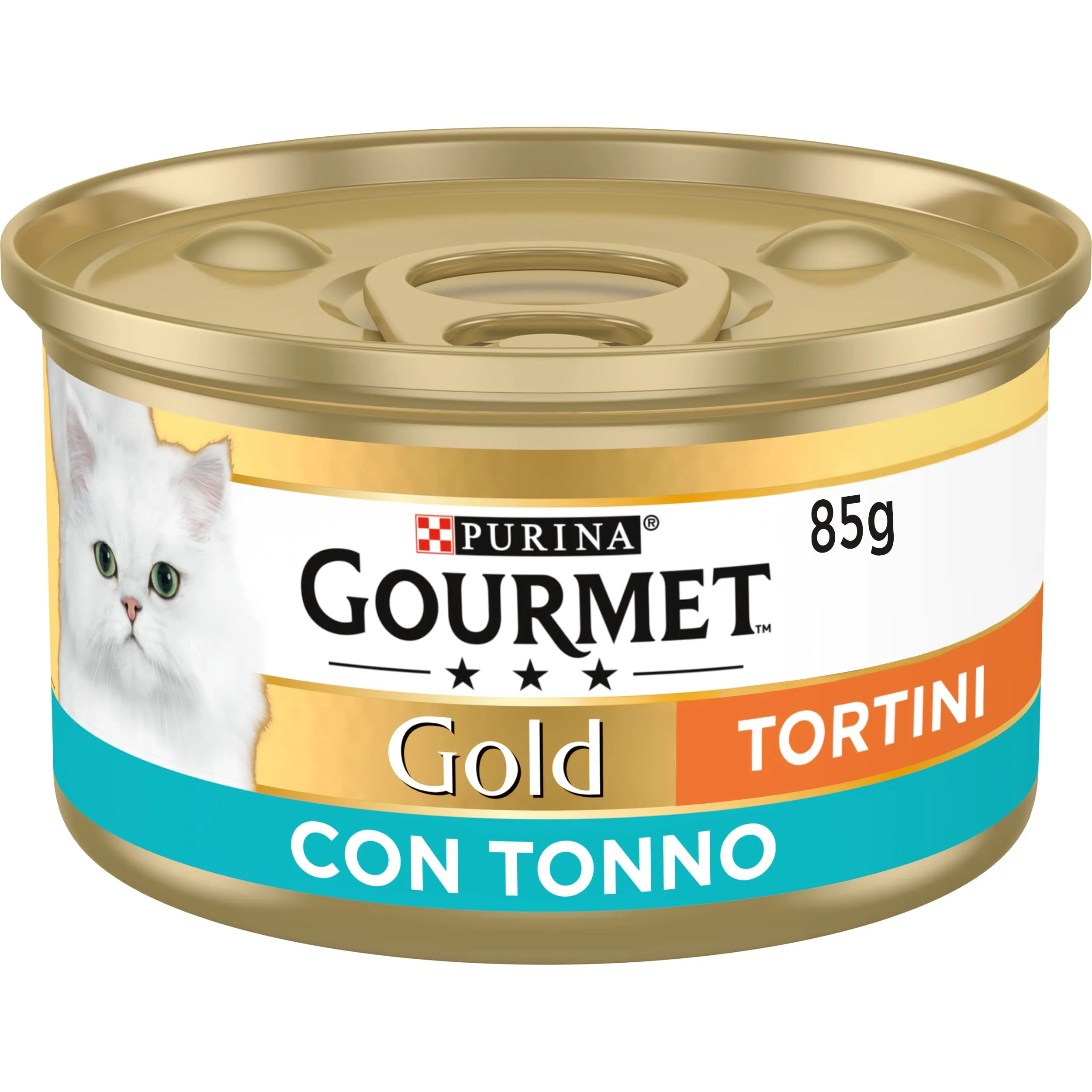 Gourmet Gold Cibo Umido per Gatti Adulti Tortini con Tonno, 24 Lattine da 85g - immagine 2