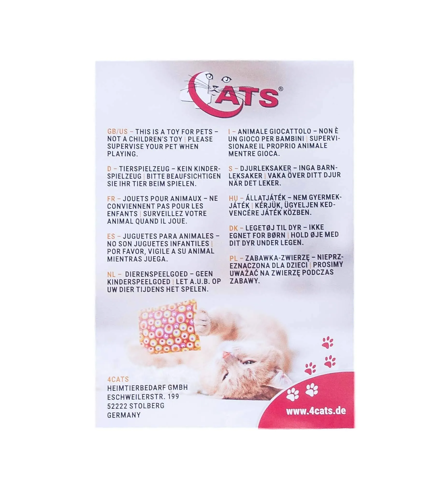 4Cats Valerian Schmusekissen Cuscino - 4p Sparpack - immagine 7