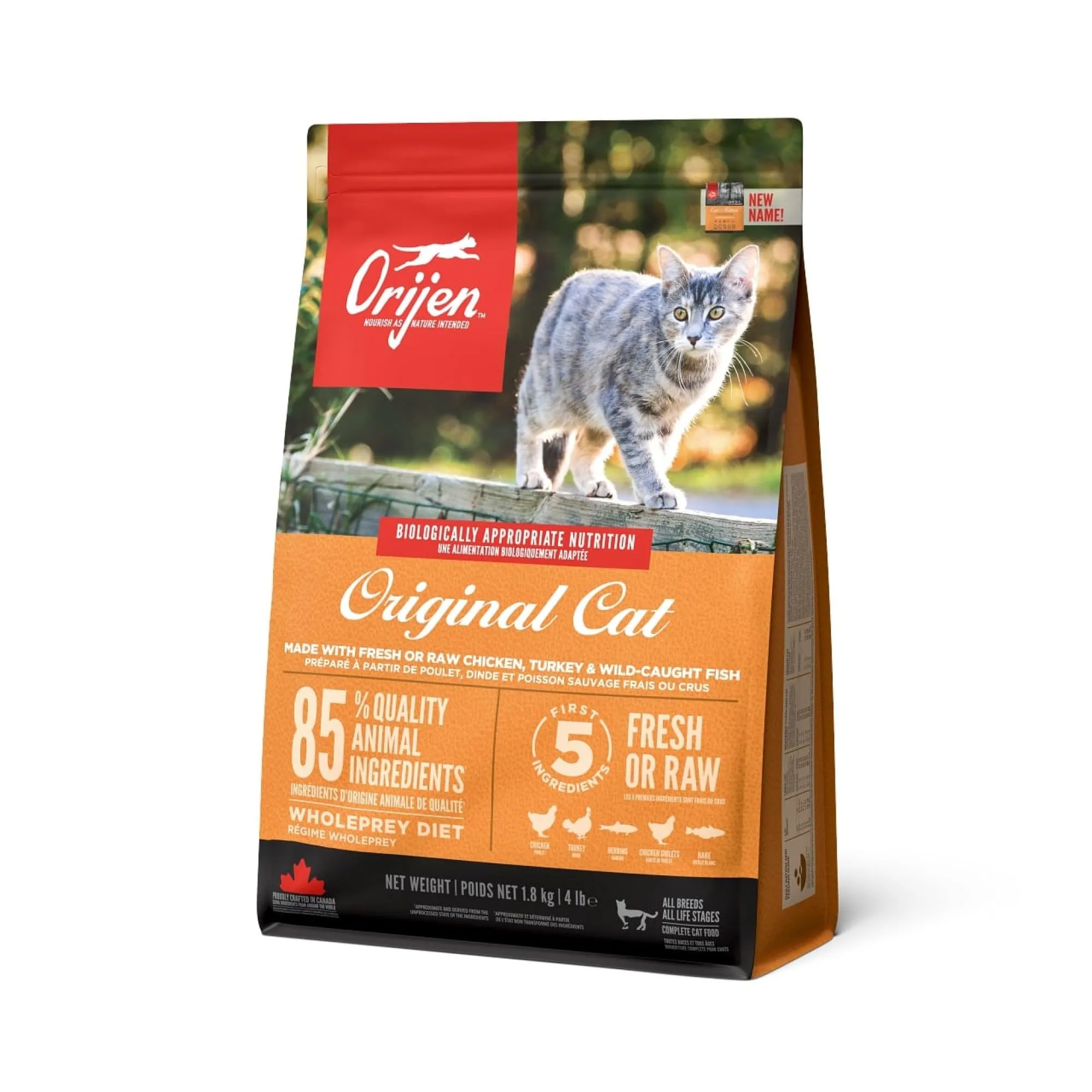 Orijen Cibo per Gatti Adulti e Cuccioli, 1.8 kg - immagine 1