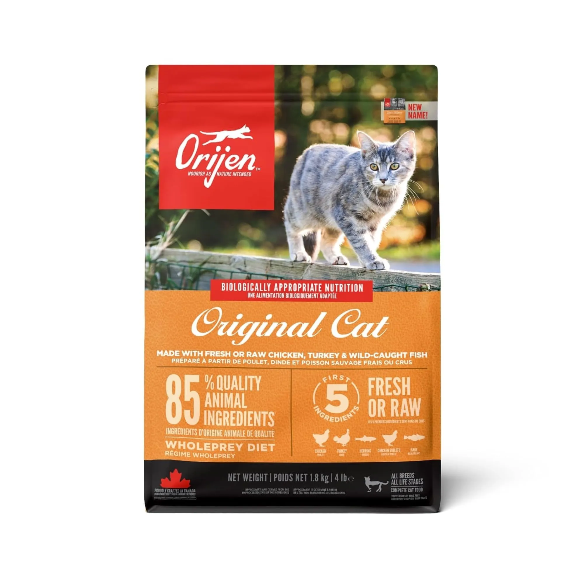 Orijen Cibo per Gatti Adulti e Cuccioli, 1.8 kg - immagine 3