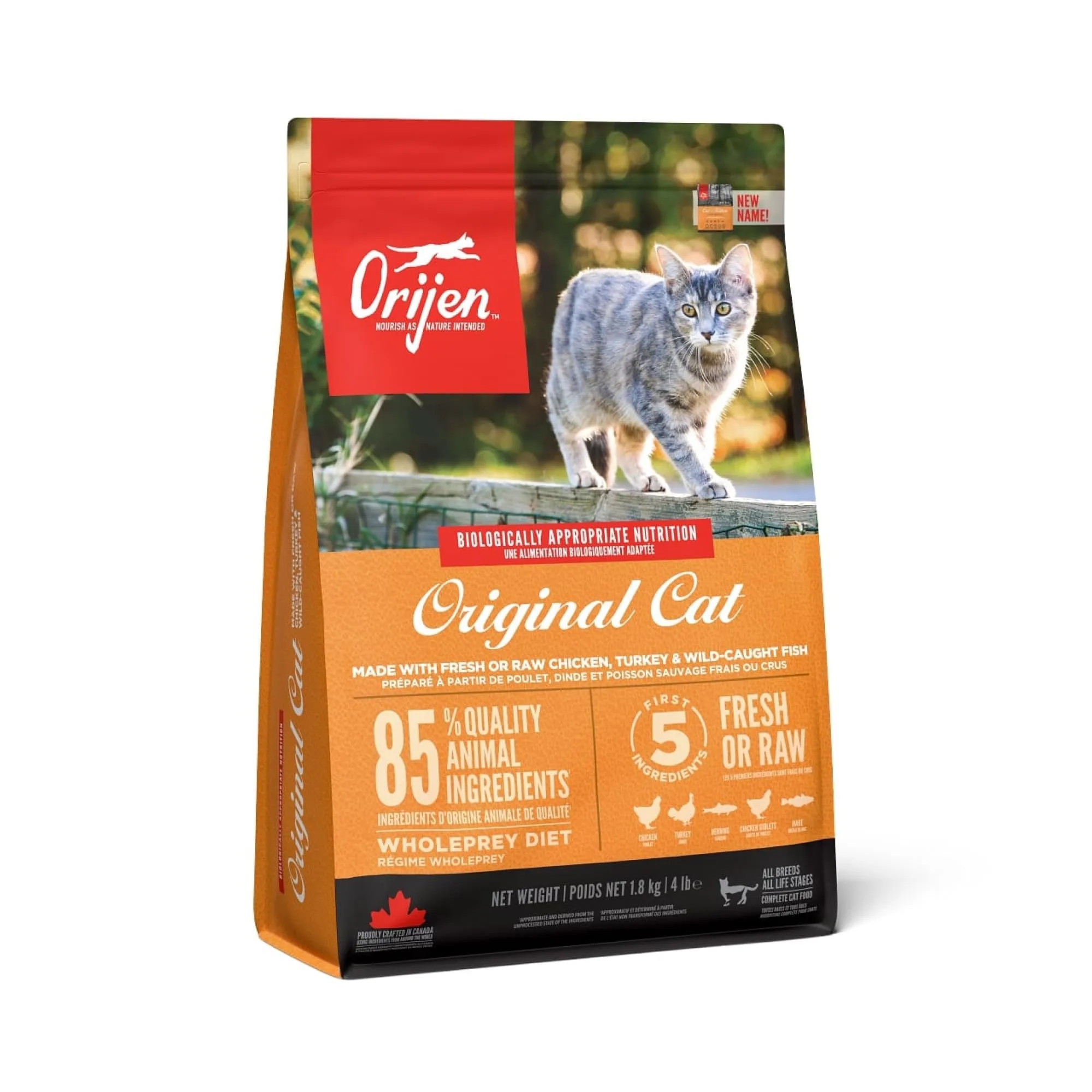 Orijen Cibo per Gatti Adulti e Cuccioli, 1.8 kg - immagine 4