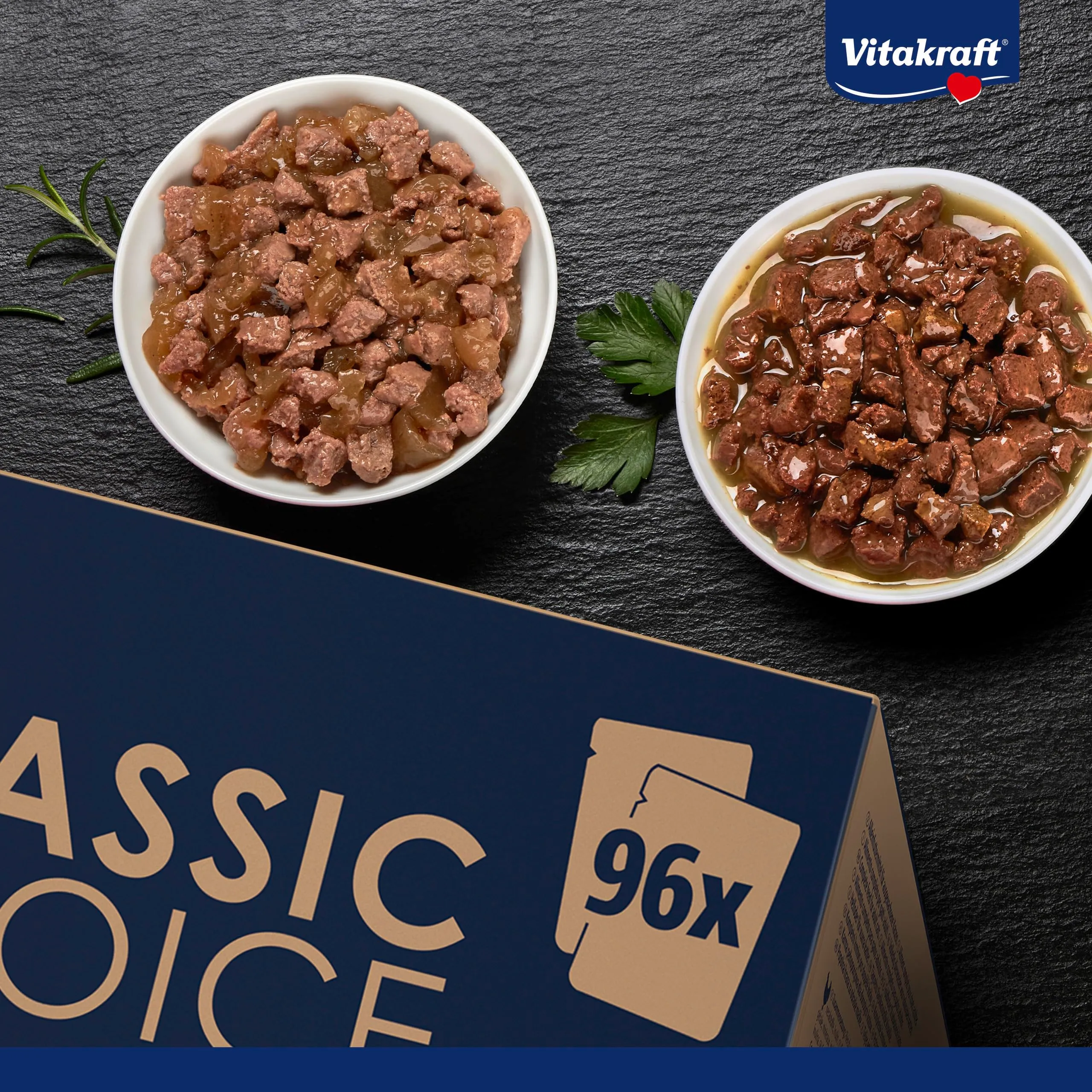 Vitakraft Poésie Classique cibo umido per gatti, salsa ricca (96 x 85 g) - immagine 2