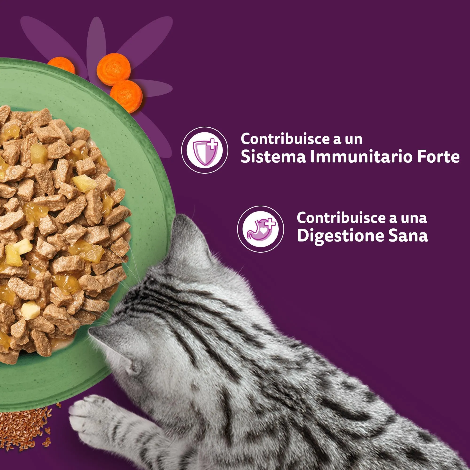 Whiskas Superfoods Cibo Umido in Gelatina per Gatti Adulti 50x50g Mix - immagine 4