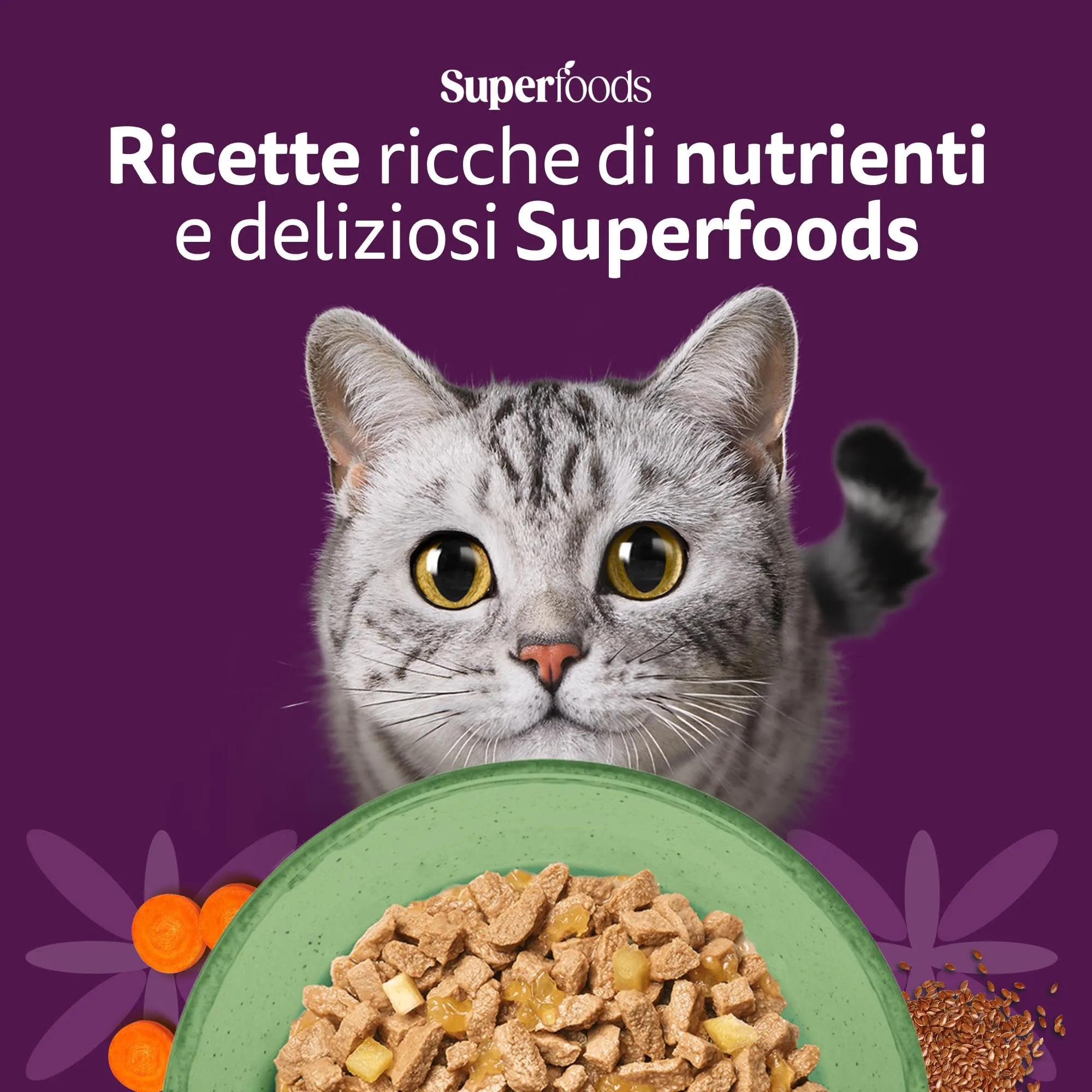 Whiskas Superfoods Cibo Umido in Gelatina per Gatti Adulti 50x50g Mix - immagine 6