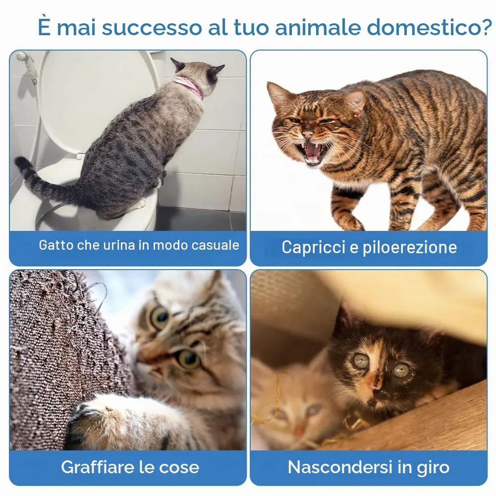 Aomig Diffusore Feromoni Calmante per Gatti, 6 Ricariche da 48 ml - immagine 3