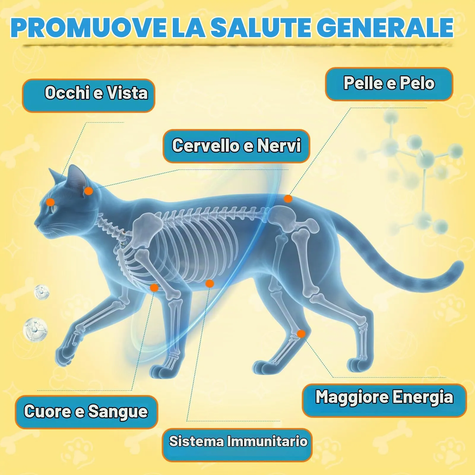 Eagou Diary Taurina in Polvere per Gatti, 200 g - immagine 2