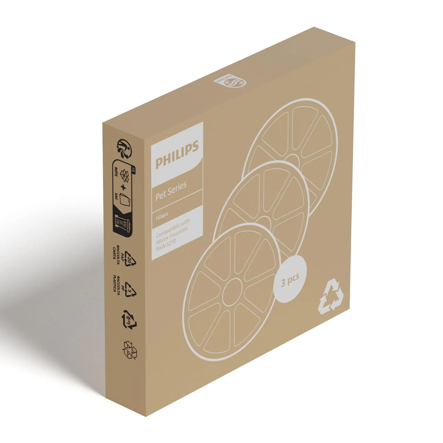 Philips Pet Filtri per Fontanella Gatti Multistrato, 3 pezzi - immagine 3