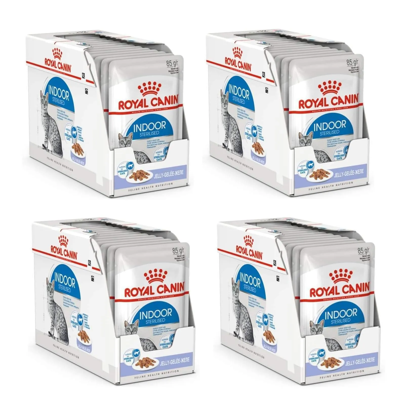 Royal Canin Indoor Sterilised in Gelatina, 2 x 12 x 85 g - immagine 1