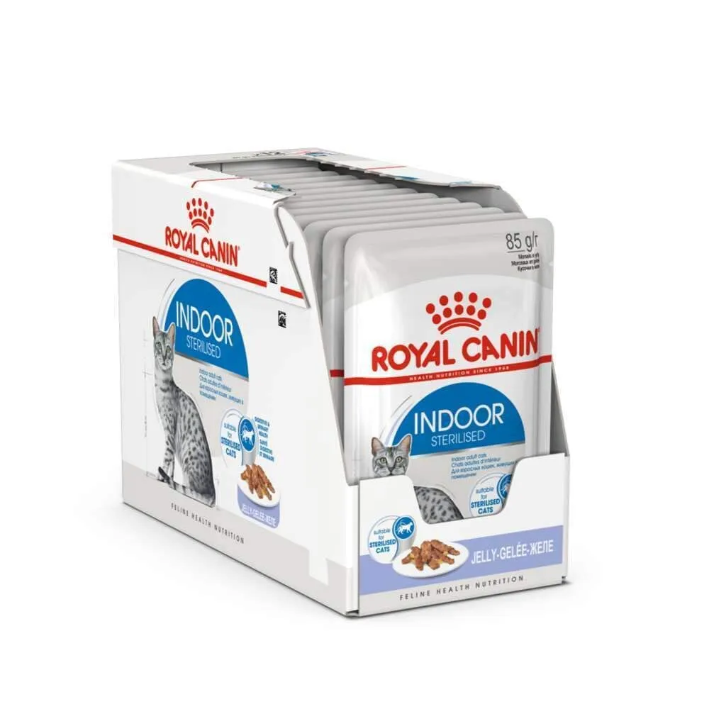 Royal Canin Indoor Sterilised in Gelatina, 2 x 12 x 85 g - immagine 2