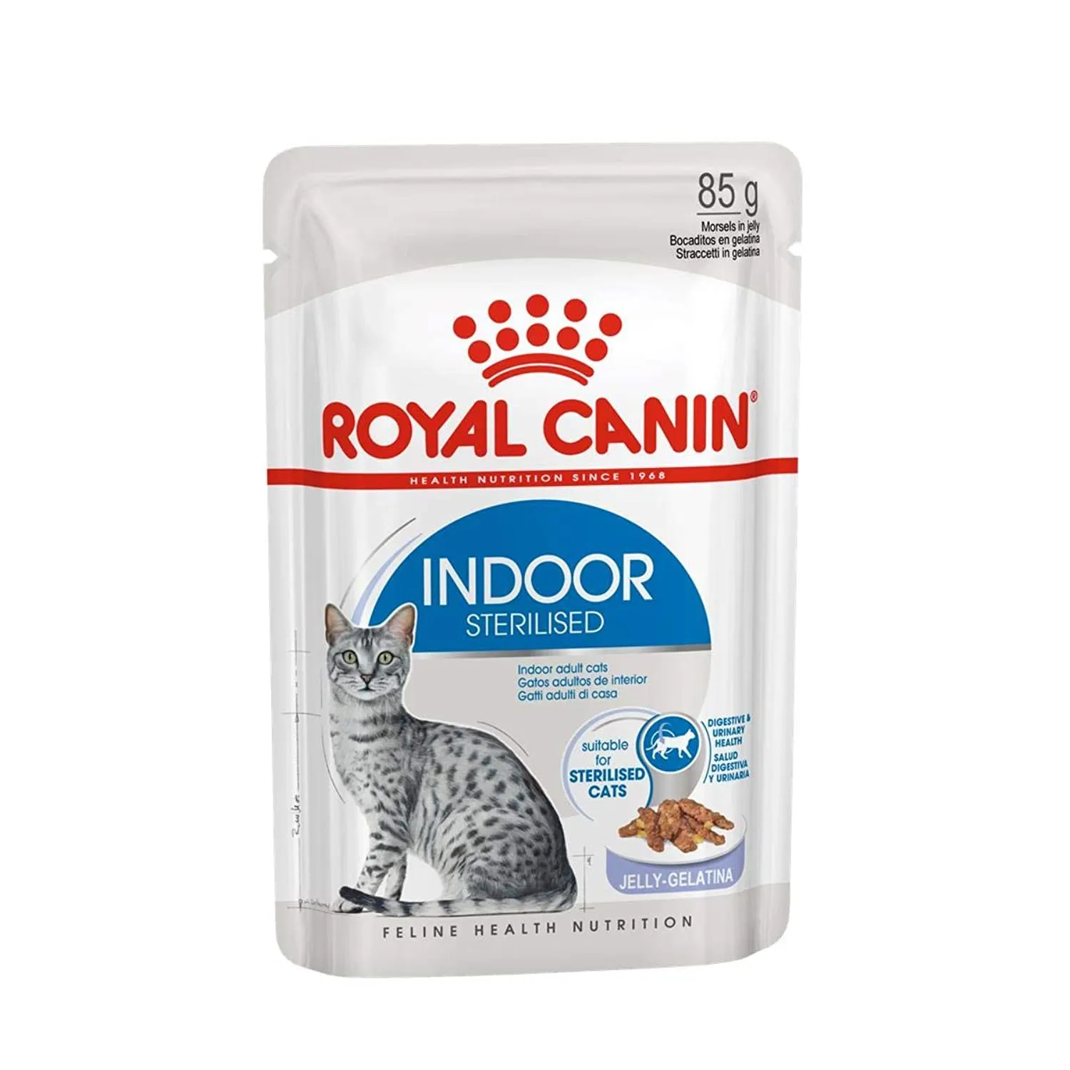 Royal Canin Indoor Sterilised in Gelatina, 2 x 12 x 85 g - immagine 4