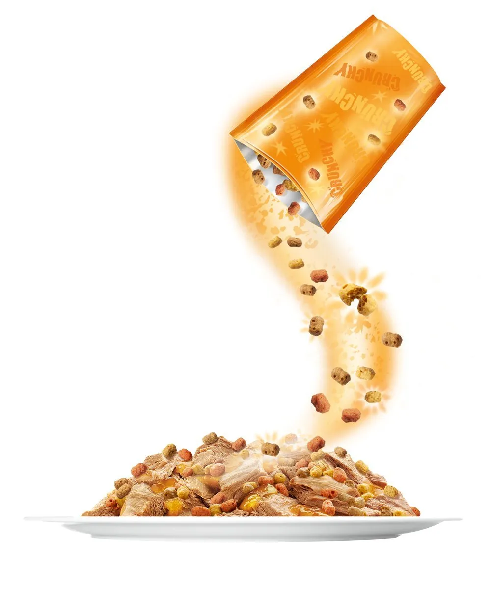 Felix Sensations Crunchy in Gelatina, Cibo Umido per Gatti, Assortito, 6 x 12 x 100 g - immagine 6