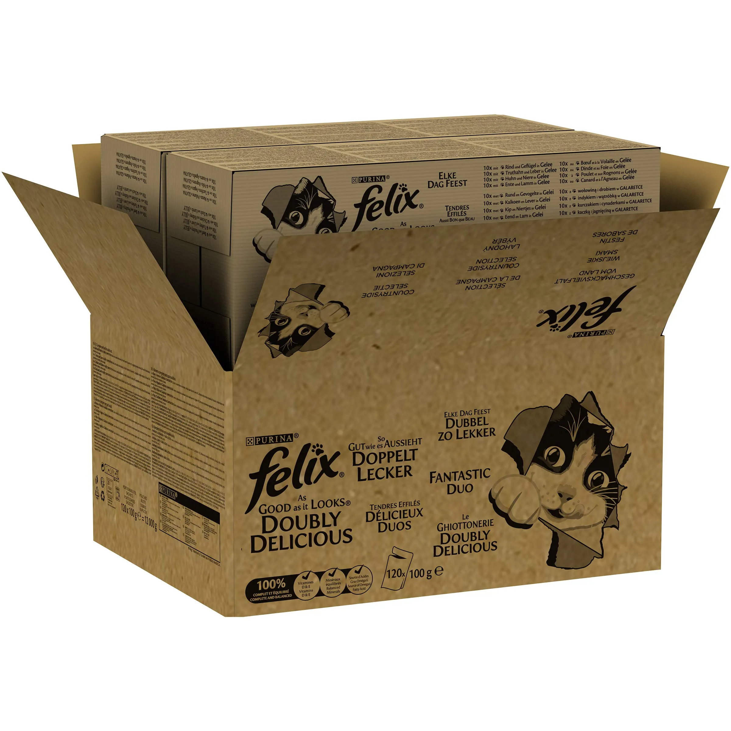 Felix Così come sembrava Doppio gustoso, 120 x 100 g - immagine 1