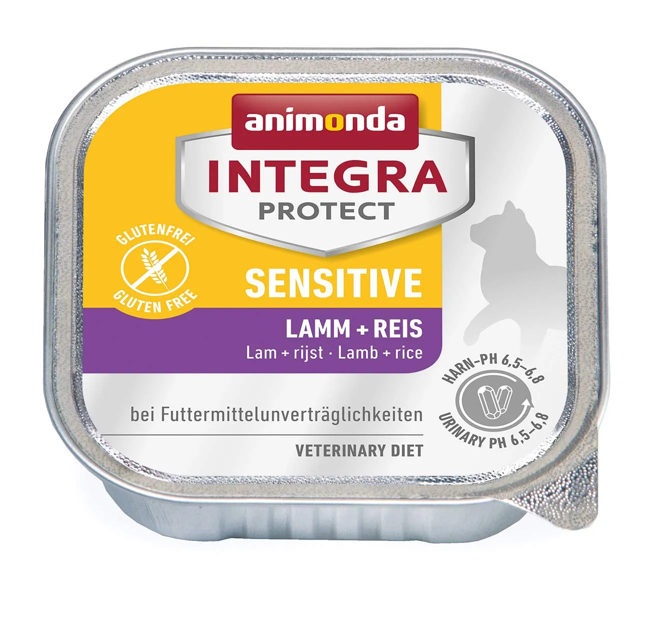 Animonda Integra Protect Cibo per Gatti Bagnato Agnello Sensibile e Riso (6 x 100 g) - immagine 2