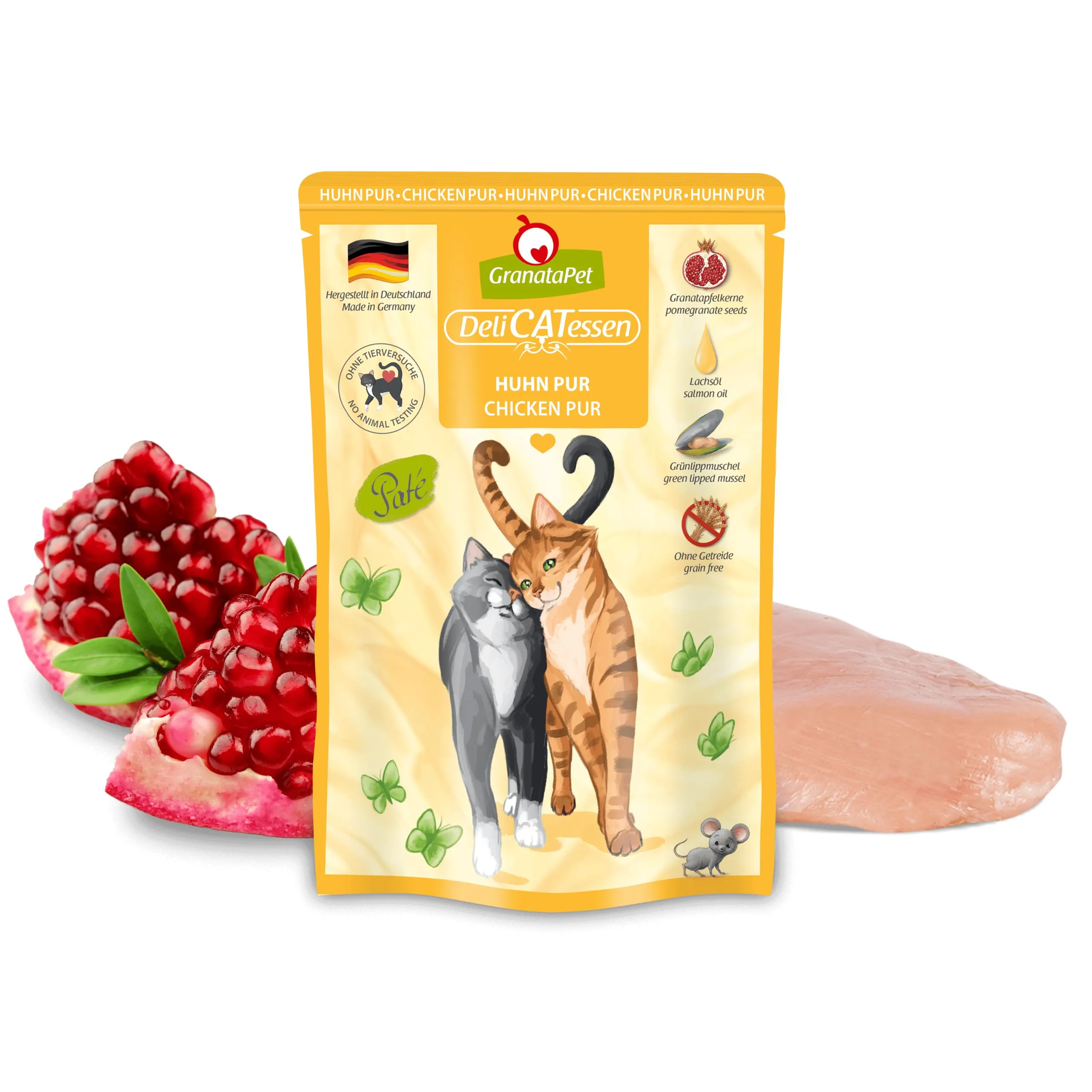 GranataPet DeliCATessen Pollo PUR, 6 x 85g - immagine 2