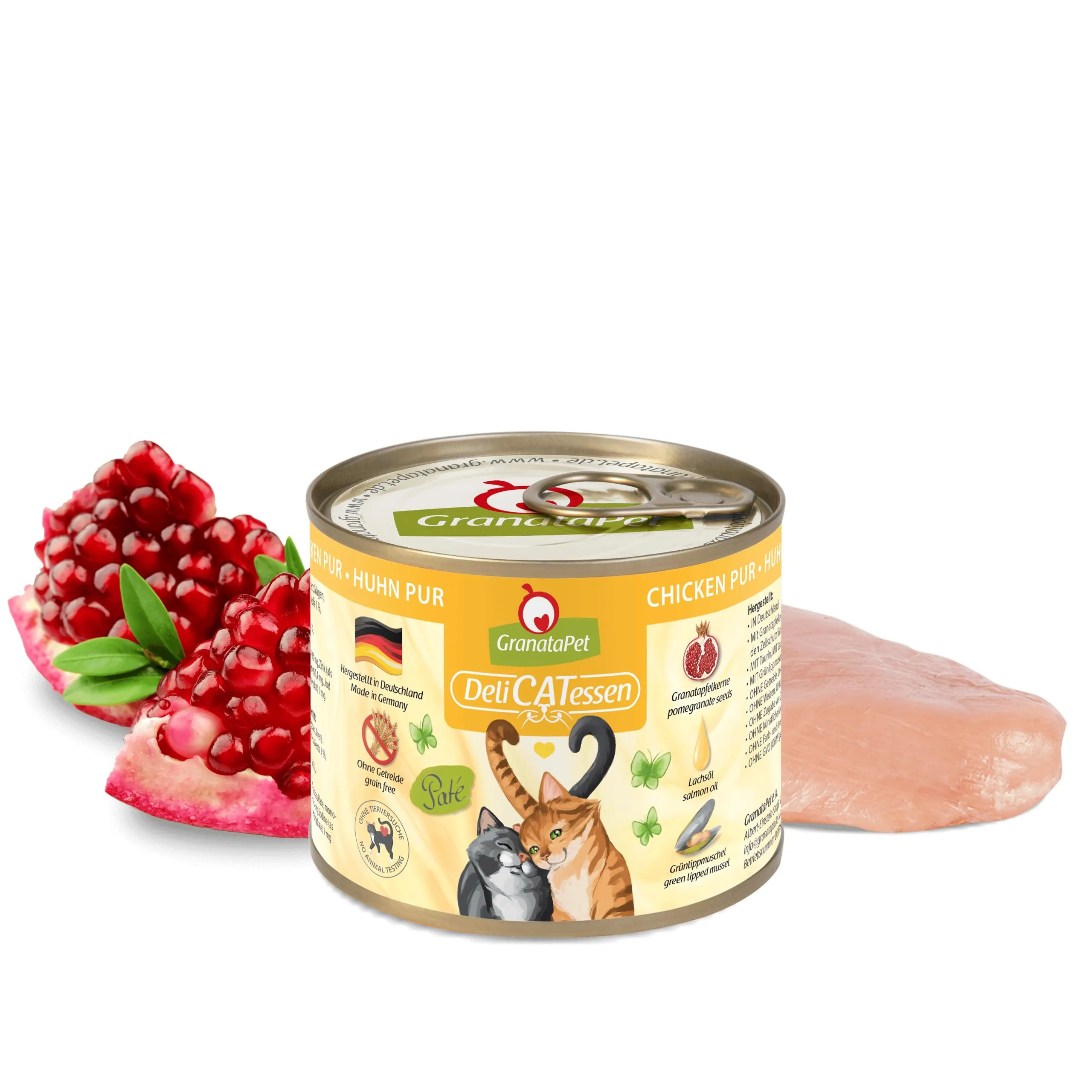 GranataPet DeliCATessen Pollo PUR, 6 x 200g - immagine 2