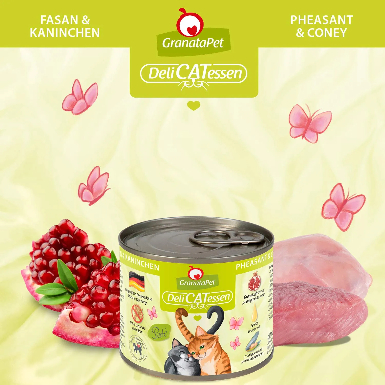 GranataPet DeliCatessen Multipack 3 senza pesce, cibo umido completo senza cereali per gatti, 6 x 200 g - immagine 5