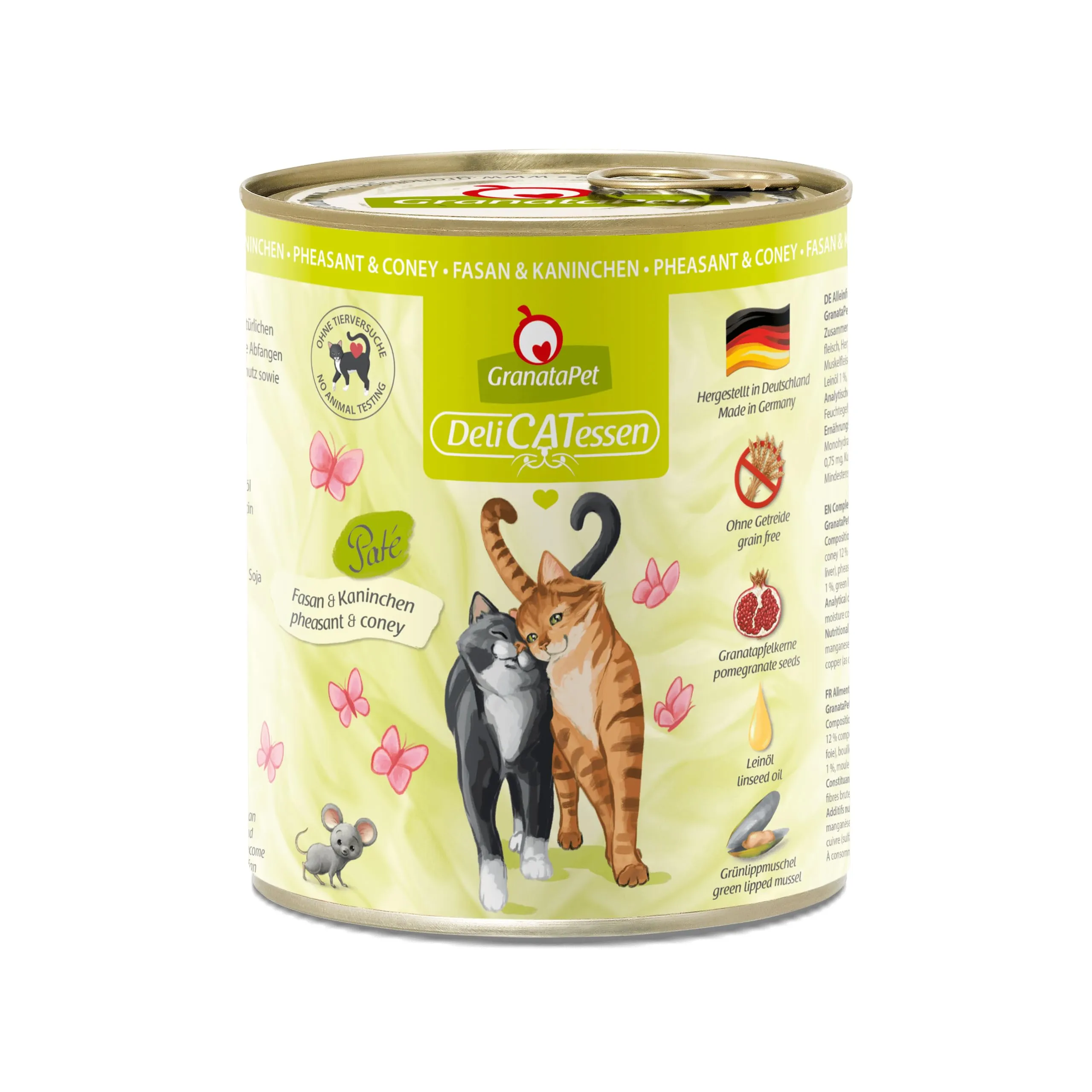 GranataPet DeliCATessen Fagiano & Coniglio, 6 x 800g - immagine 1