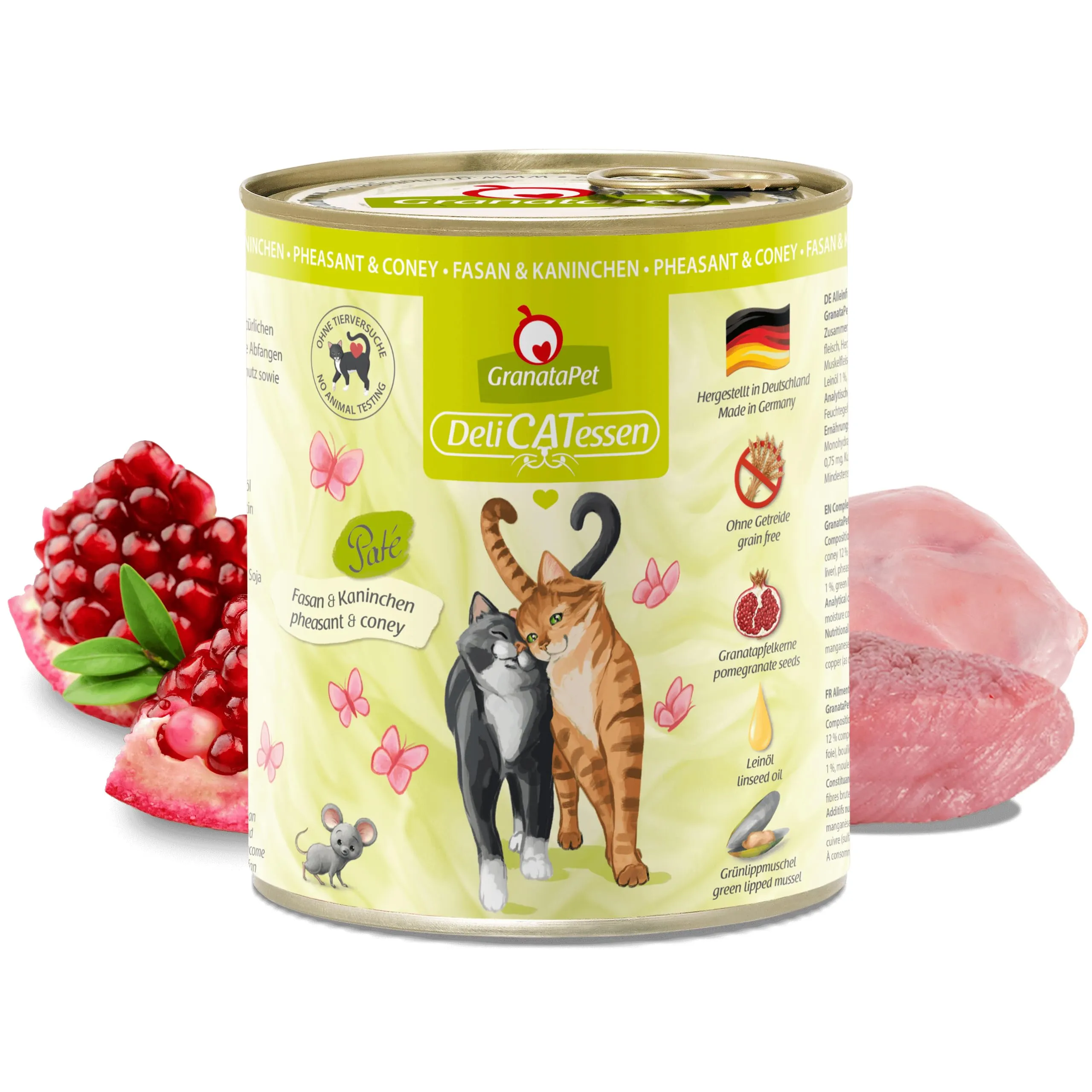 GranataPet DeliCATessen Fagiano & Coniglio, 6 x 800g - immagine 2