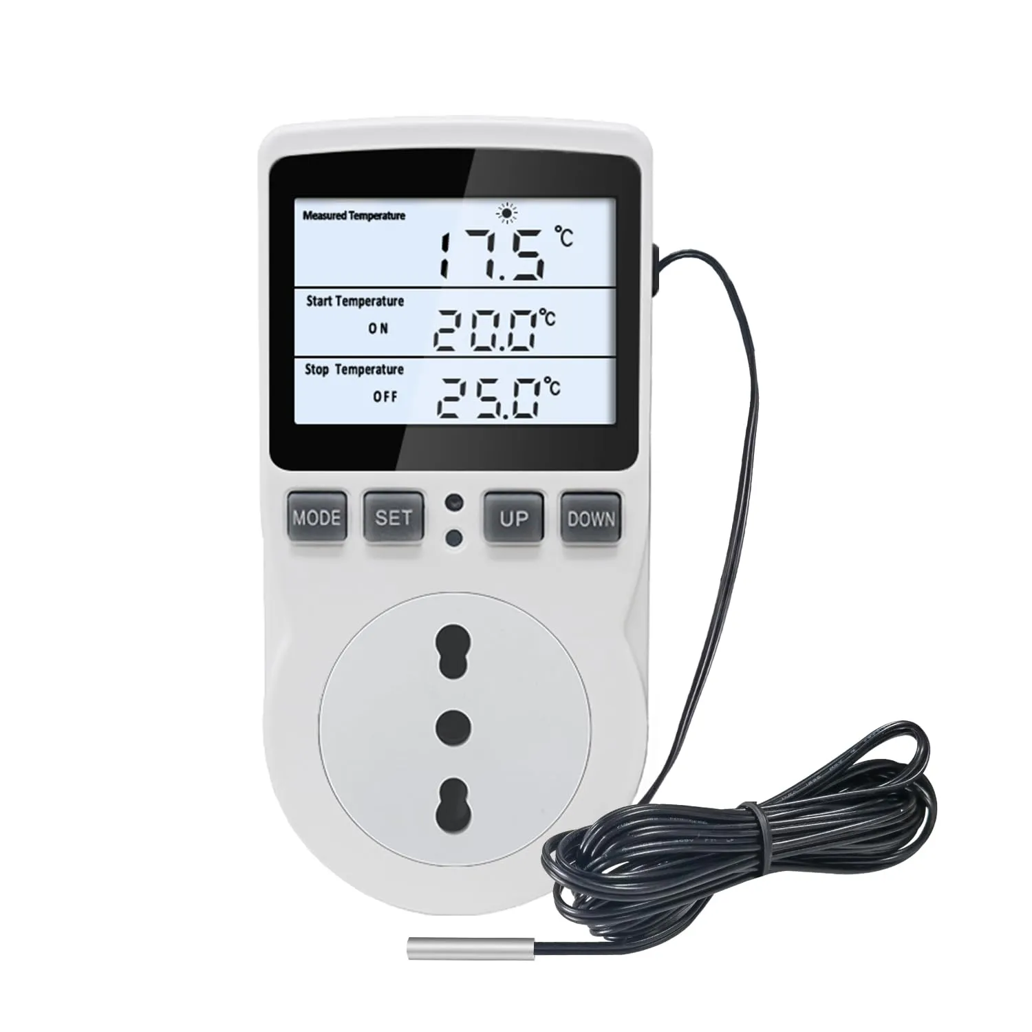 KETOTEK KT3100BL Presa Termostato Digitale 220V con Sonda da 3 Metri - immagine 7