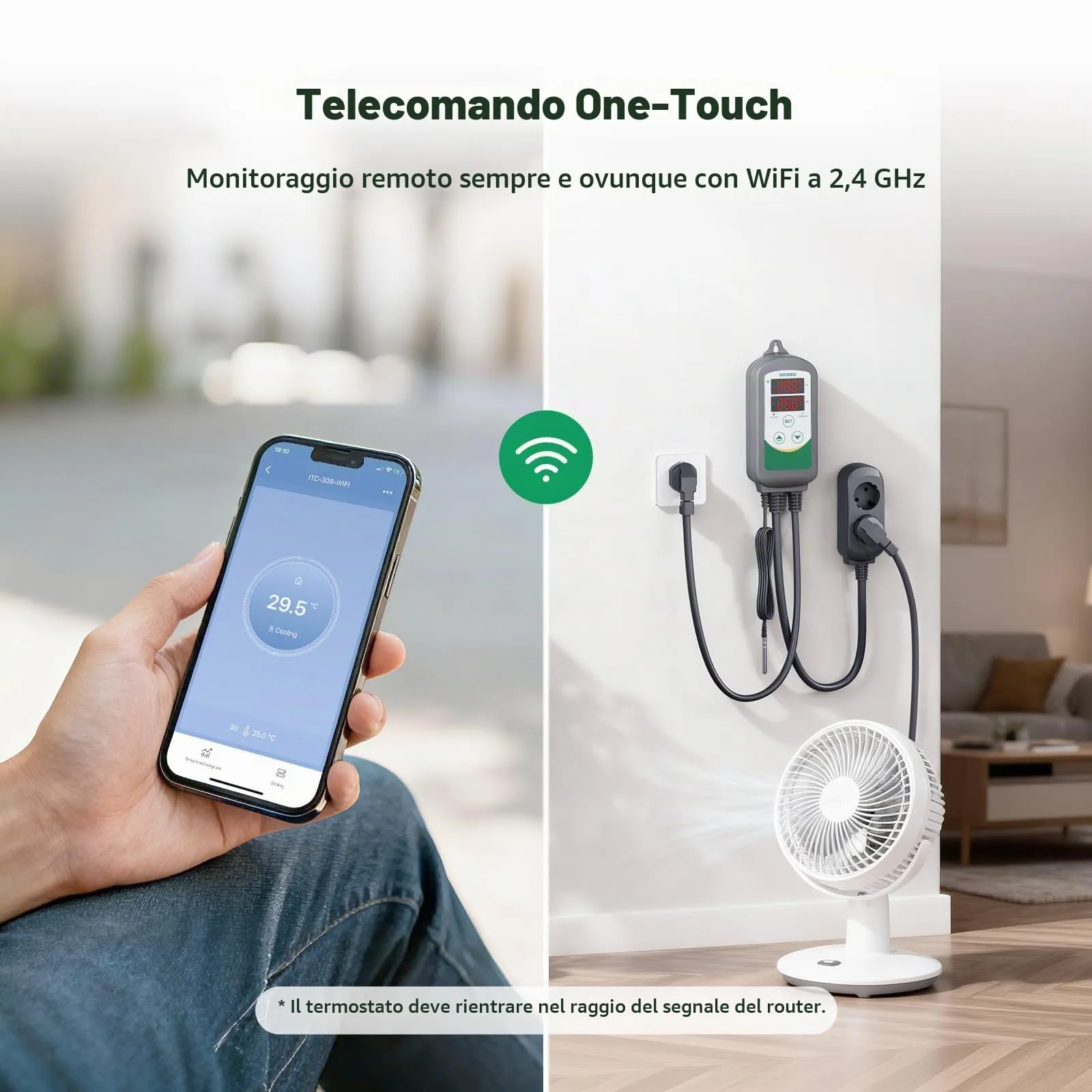 Inkbird ITC-308 WiFi Termoregolatore Digitale - immagine 3