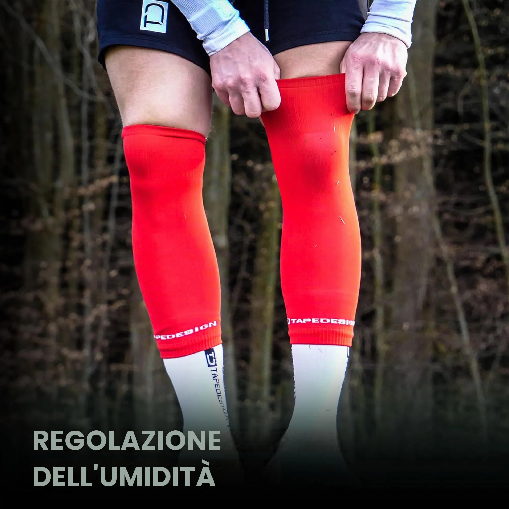 Tapedesign Scaldamuscoli Traspiranti Unisex, Azzurro - immagine 6