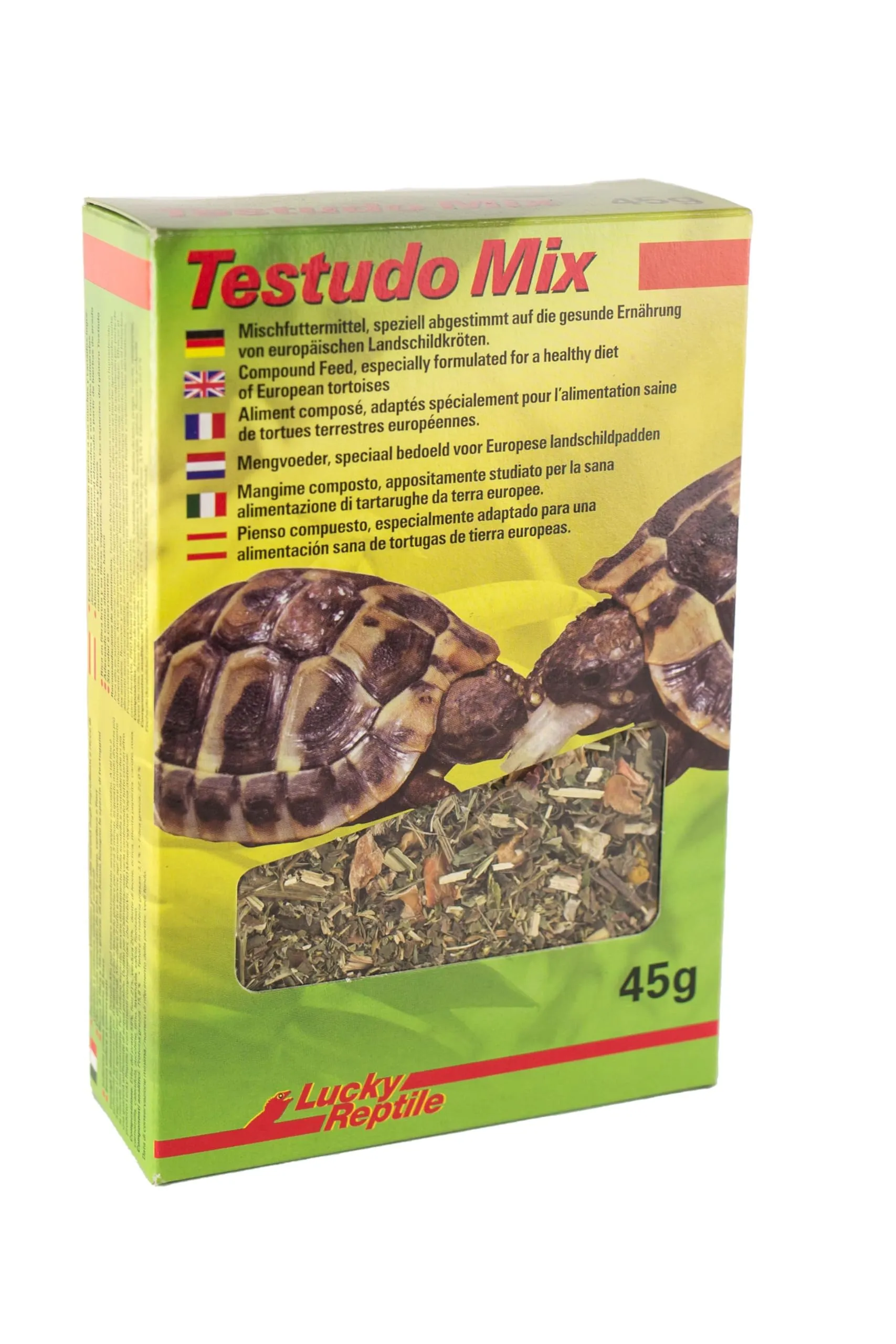 Lucky Reptile Testudo Mix, 45g - Cibo per Tartarughe di Terra con Fiori Secchi ed Erbe - immagine 1