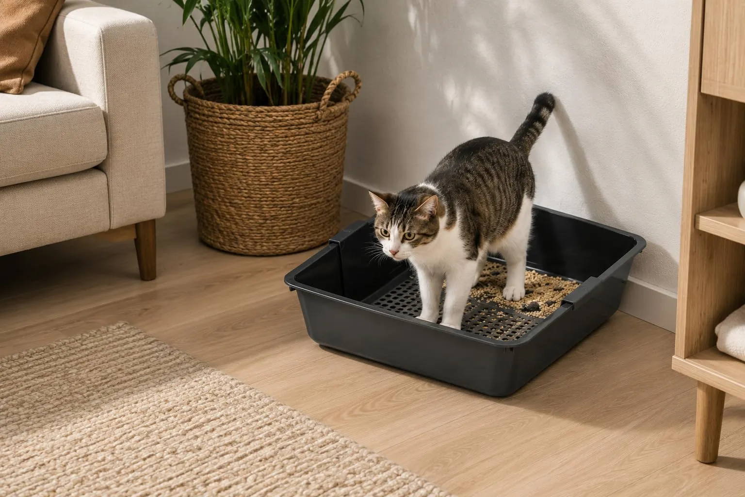 Savic Litter Tray con Setaccio, Grigio, 29,5x41,5x10 cm - immagine 2