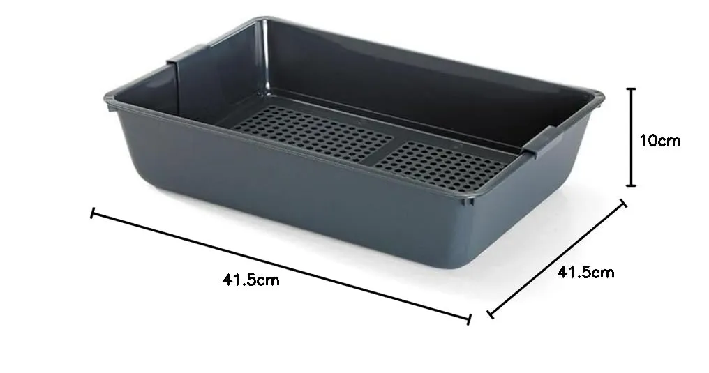 Savic Litter Tray con Setaccio, Grigio, 29,5x41,5x10 cm - immagine 4