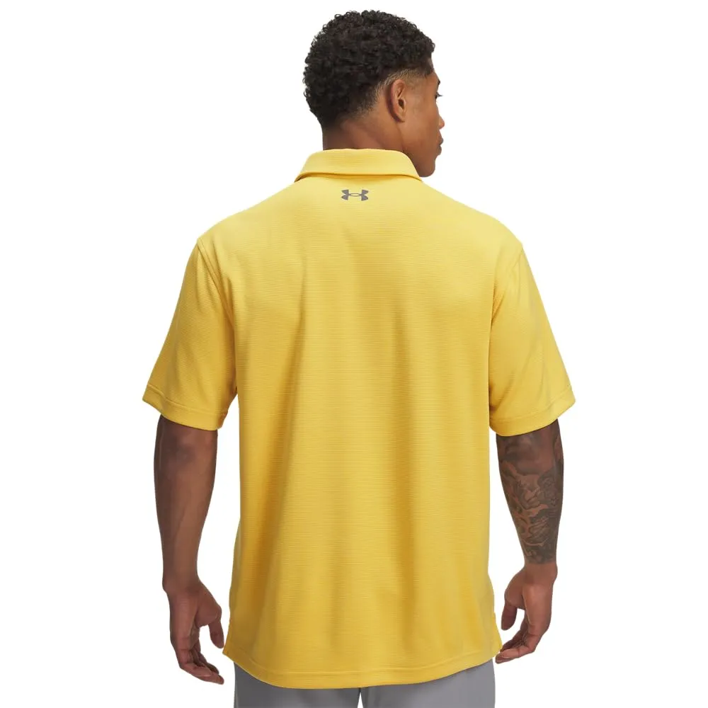 Under Armour Polo Tech Golf Uomo - Oro Nobile/Grigio Pitch - XXL - immagine 2