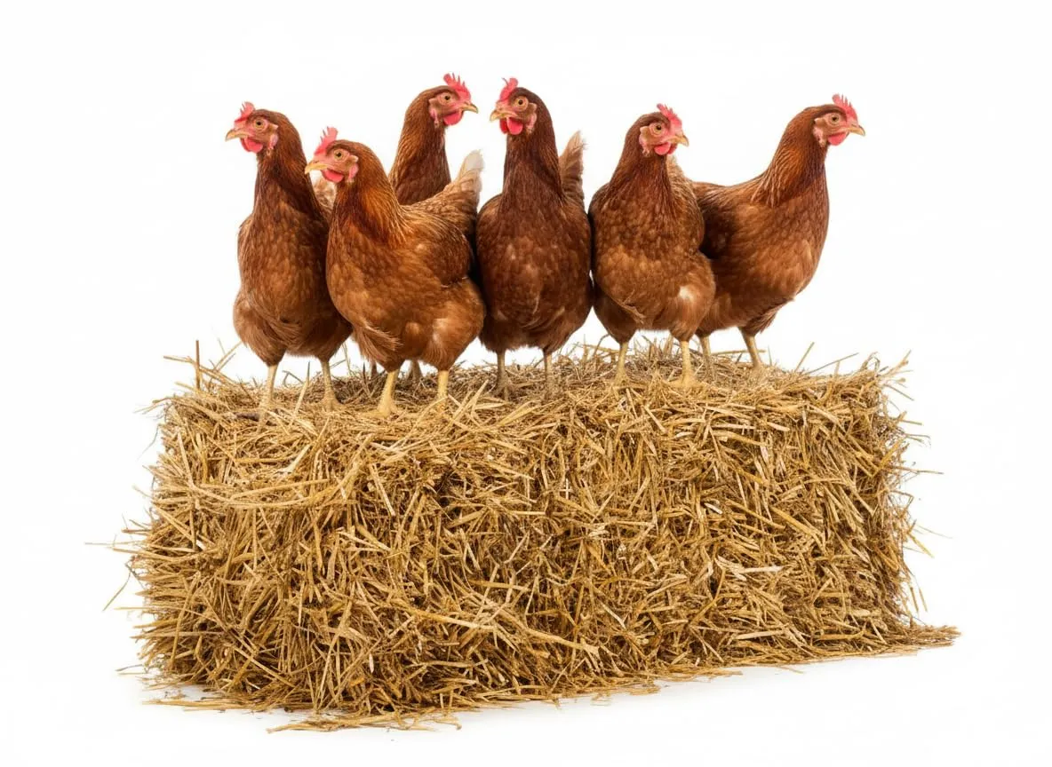 Generico Lettiera in Paglia Bio 1 kg per Piccoli Animali, Conigli, Roditori, Polli, Porcellini d'India e Cavalli - immagine 4