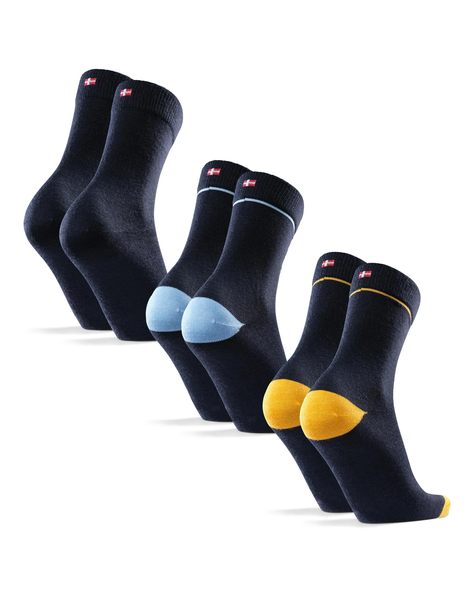 Danish Endurance Calzini in Lana Merino, Multicolore, 39-42 - immagine 1
