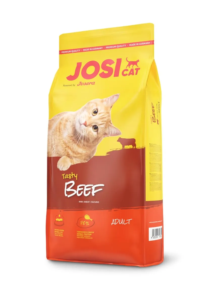 JosiCat Tasty Beef Cibo secco per gatti adulti 10 kg - immagine 1