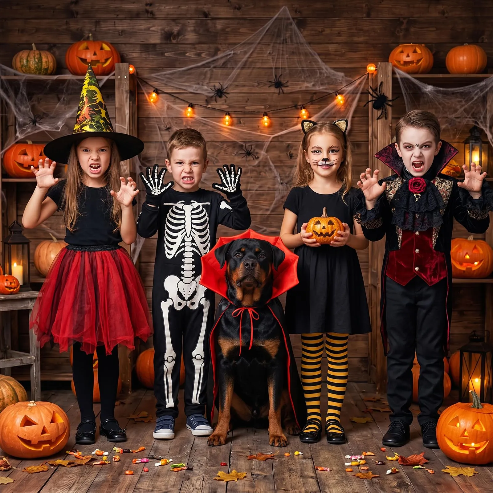 JOZMMZEOOA Mantello Costume Halloween per Cani (L) - immagine 4
