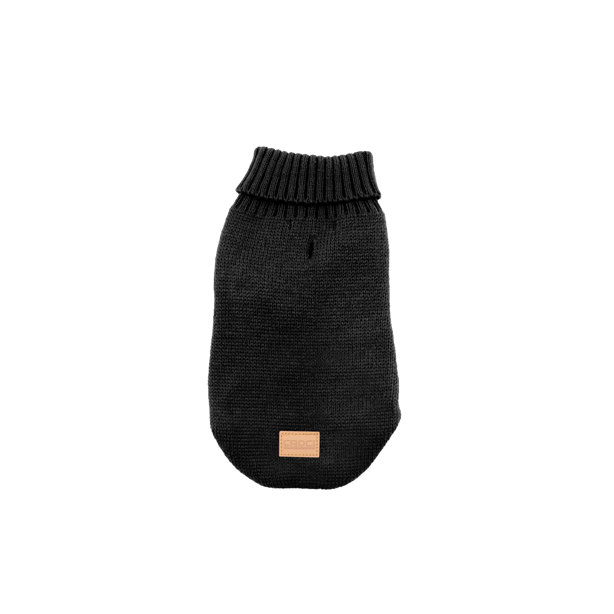 Croci Stoccolma Maglioncino Dolcevita per Cani, Nero, 45 cm - immagine 2