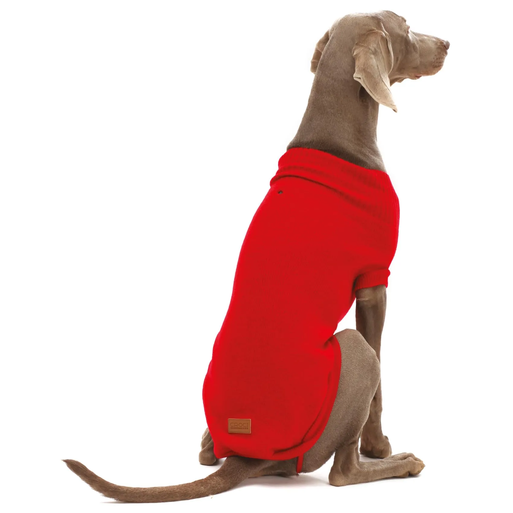 Croci Siviglia Maglioncino Dolcevita per Cani, Rosso, 30 cm - immagine 2