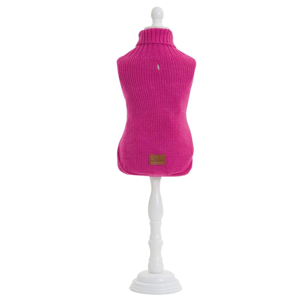 Croci Valencia Maglioncino Dolcevita per Cani, Rosa, 35 cm - immagine 3