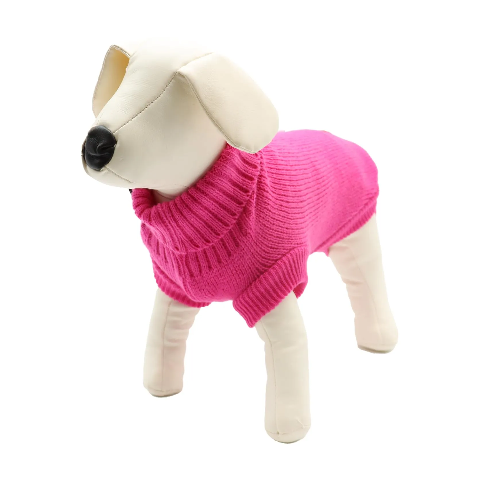 Croci Valencia Maglioncino Dolcevita per Cani, Rosa, 20 cm - immagine 4
