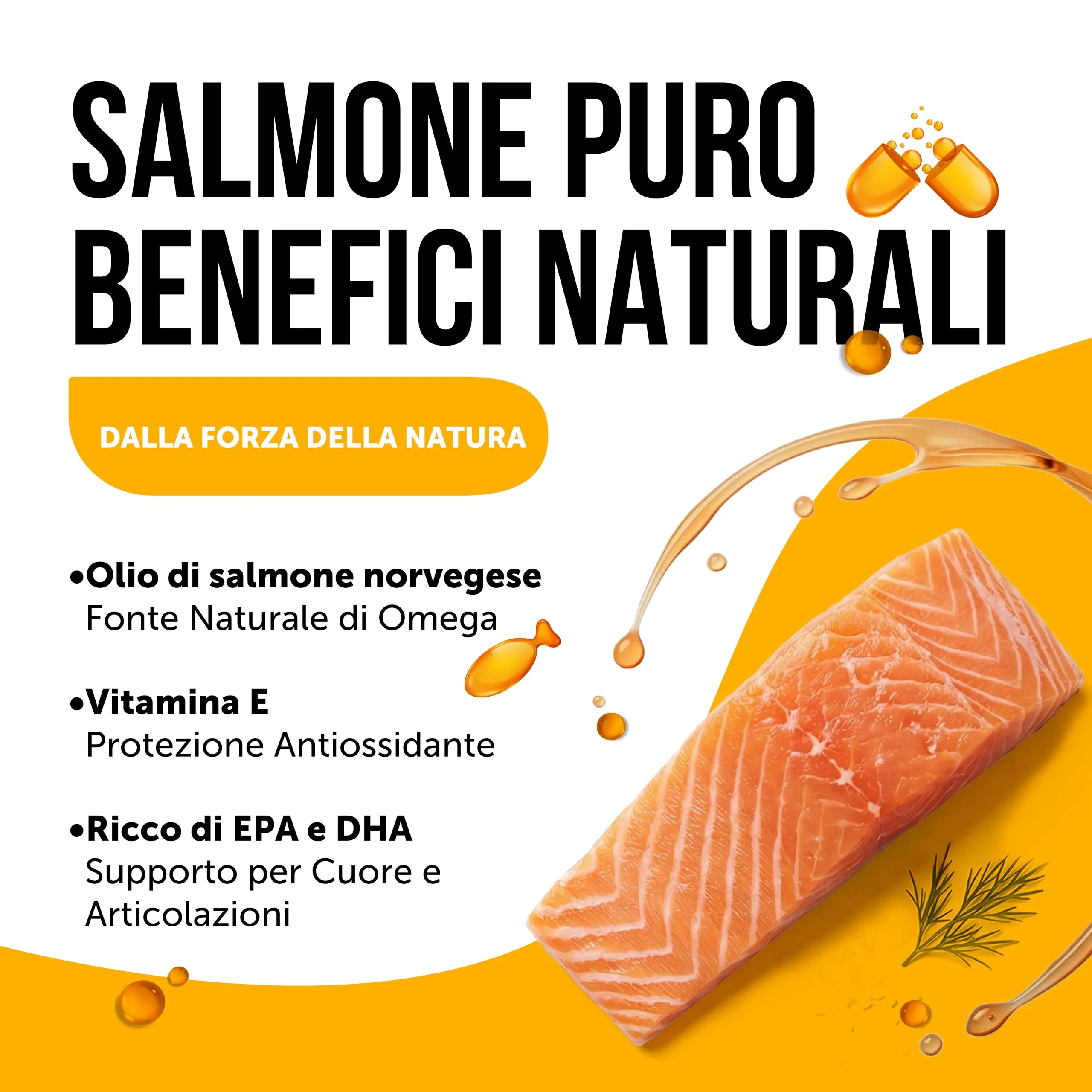 Petsly Olio di Salmone per Cani e Gatti, 1000 ml - immagine 3