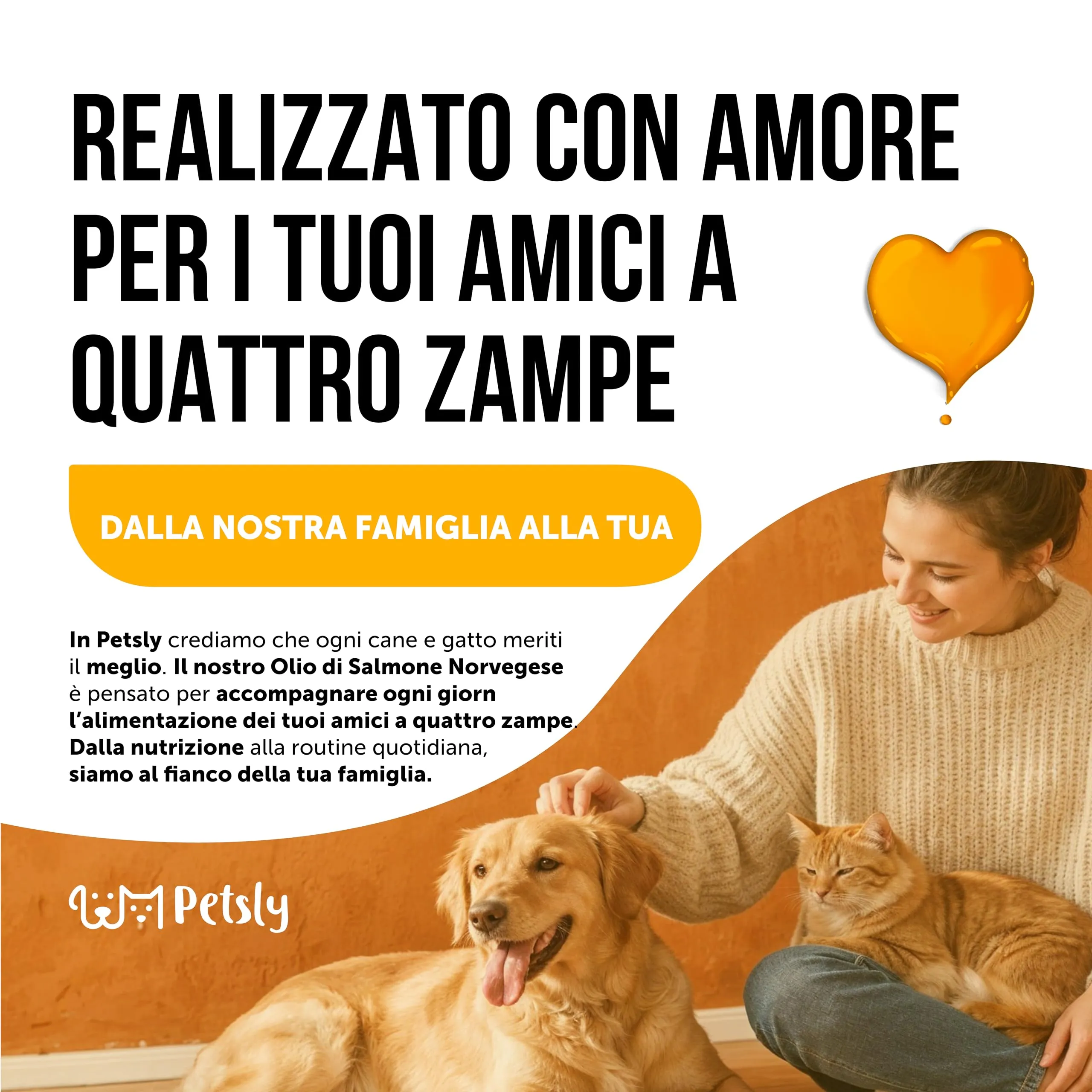 Petsly Olio di Salmone per Cani e Gatti, 1000 ml - immagine 8