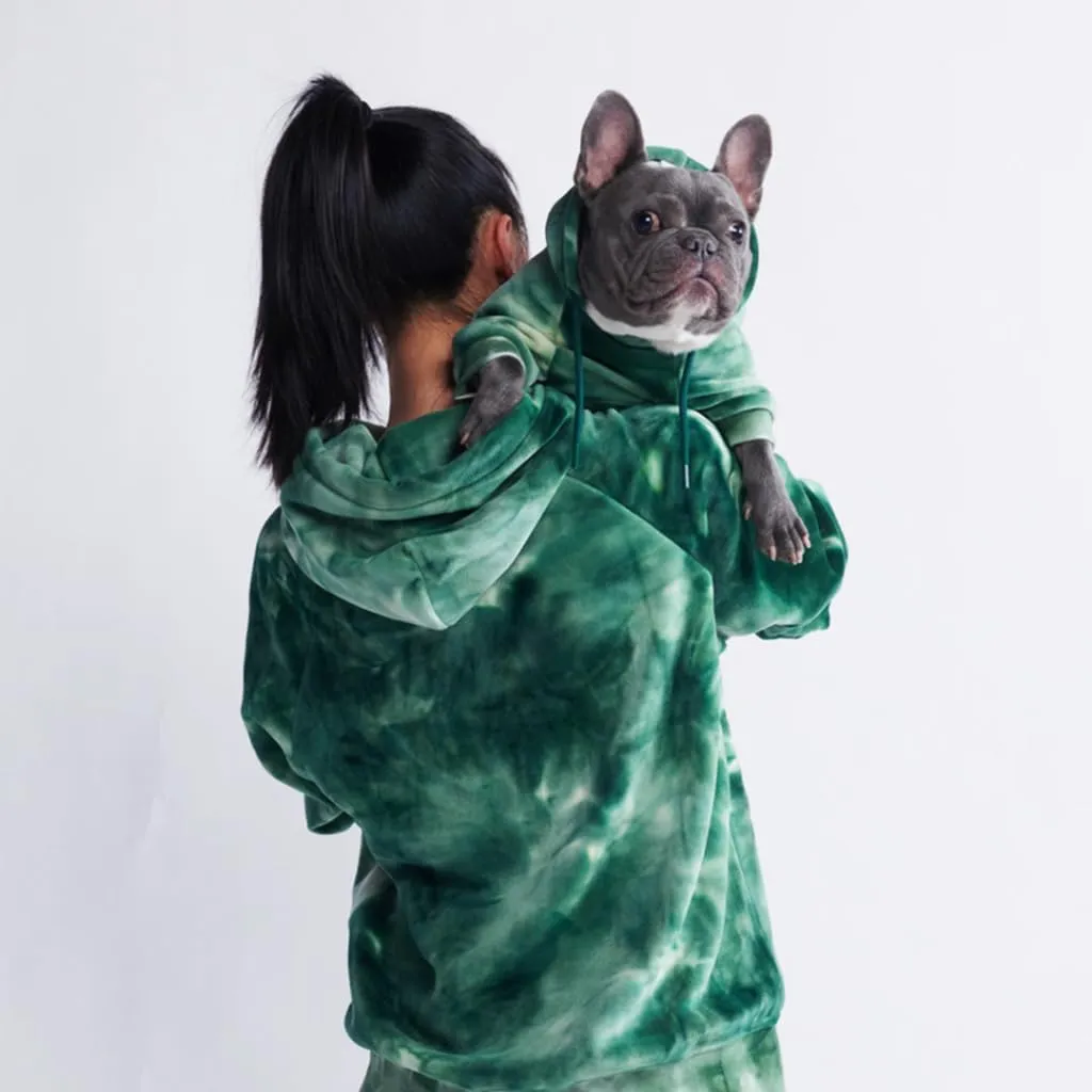 Spark Paws Felpa con cappuccio per cane, X-Large, Skydye verde - immagine 5