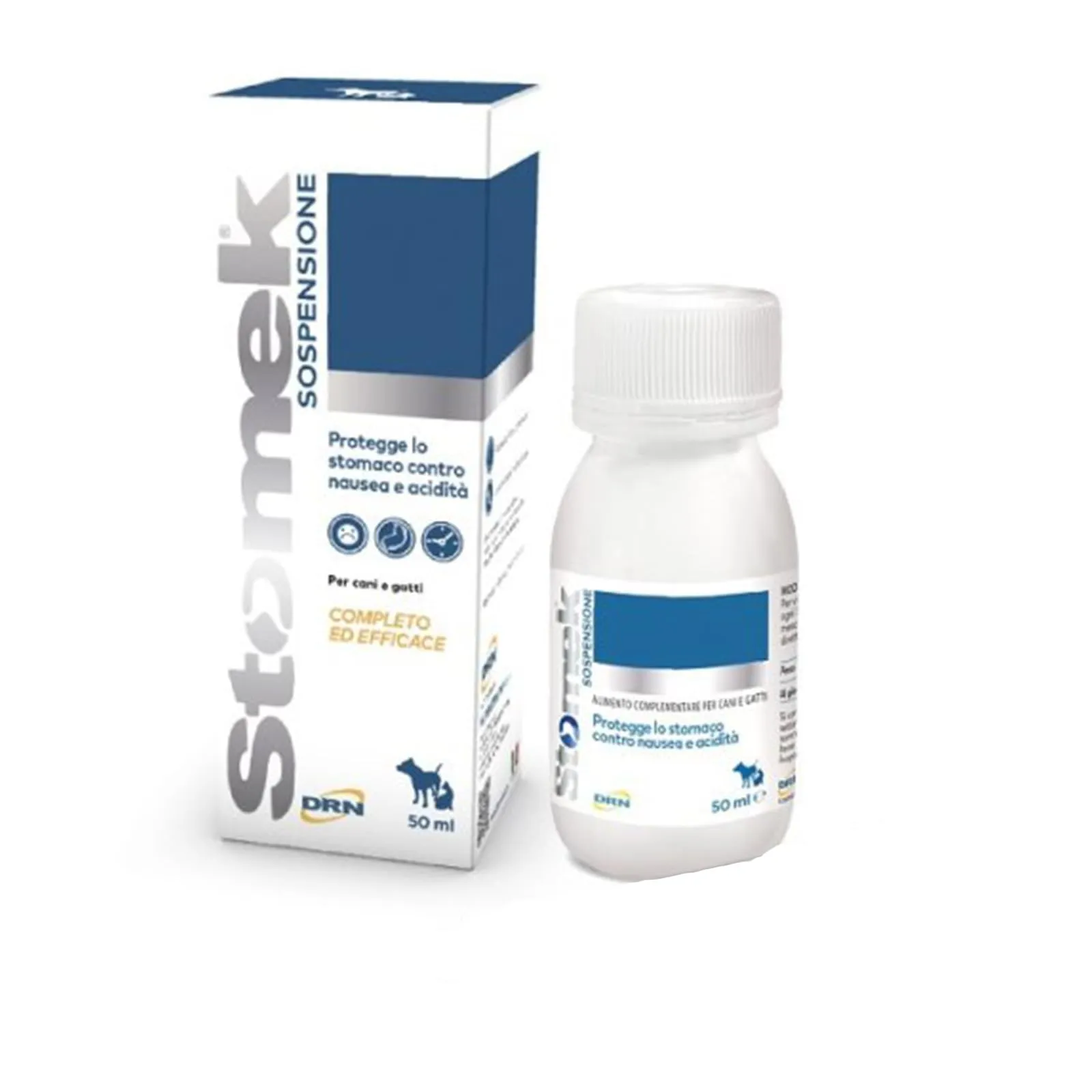 Generico Stomek 50 ml - Alimento complementare per cani e gatti con Althea, olio di canapa e zenzero - immagine 1
