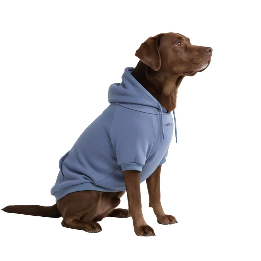 Spark Paws Felpa per Cane, Interno in Pile, Blu Ardesia, 3XL - immagine 1